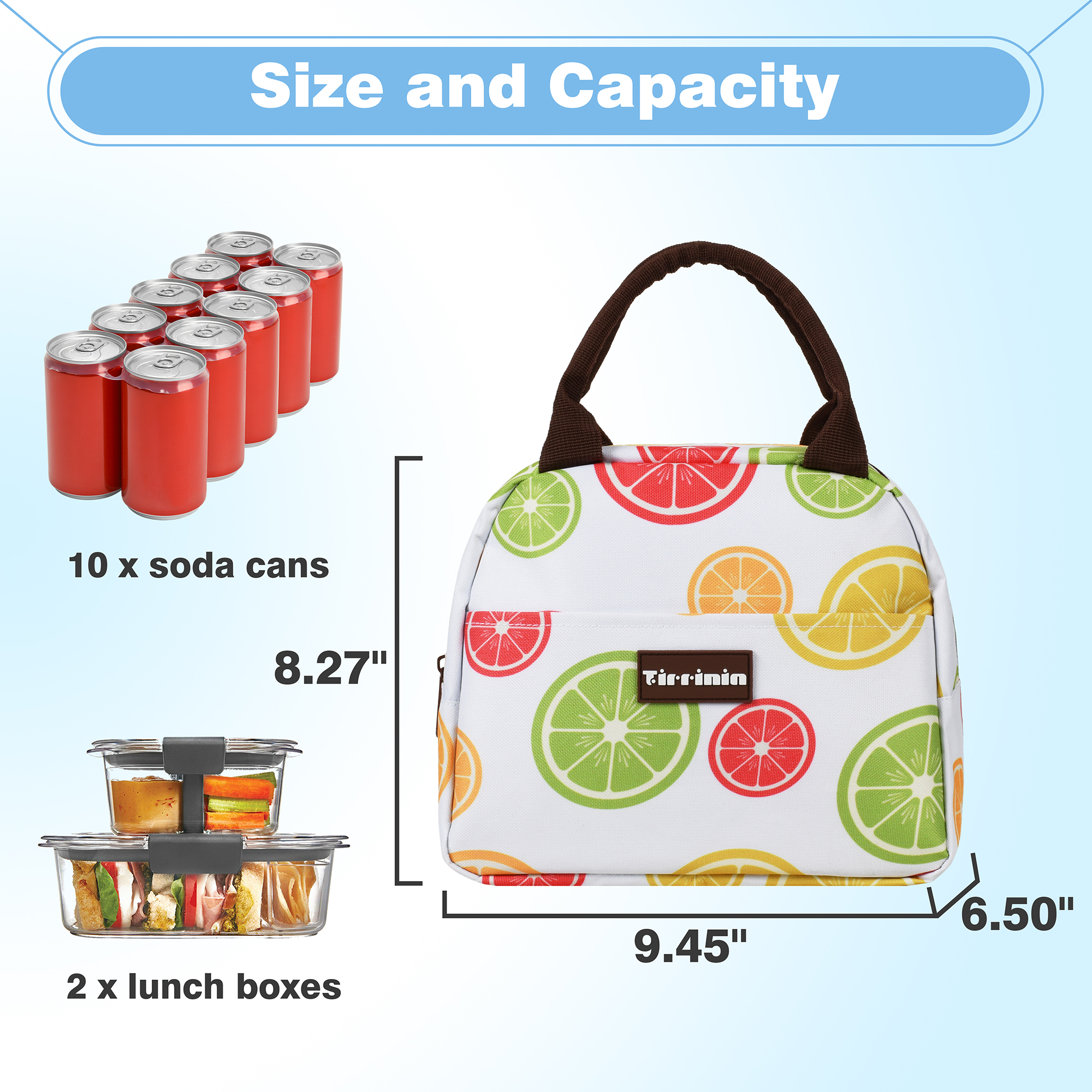 Insulated Lunch Bag Totes Cooler Purse Bento Lunch Box Bag for Women Girl Office - Picture 41 of 43