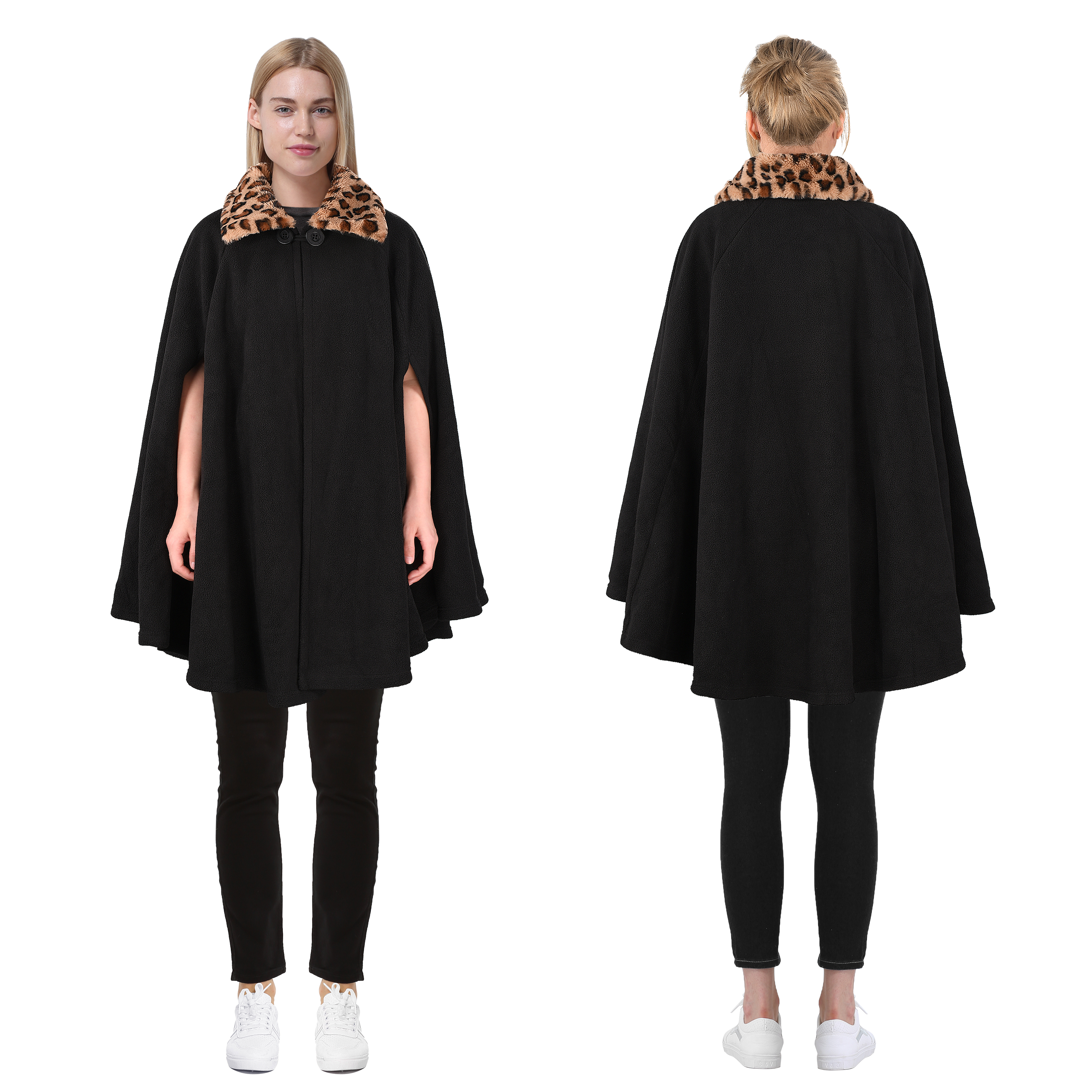 Oversized Hoodie Sweatshirt Poncho Cape Batwing Coat Pullover Blanket Sherpa - Picture 18 of 83