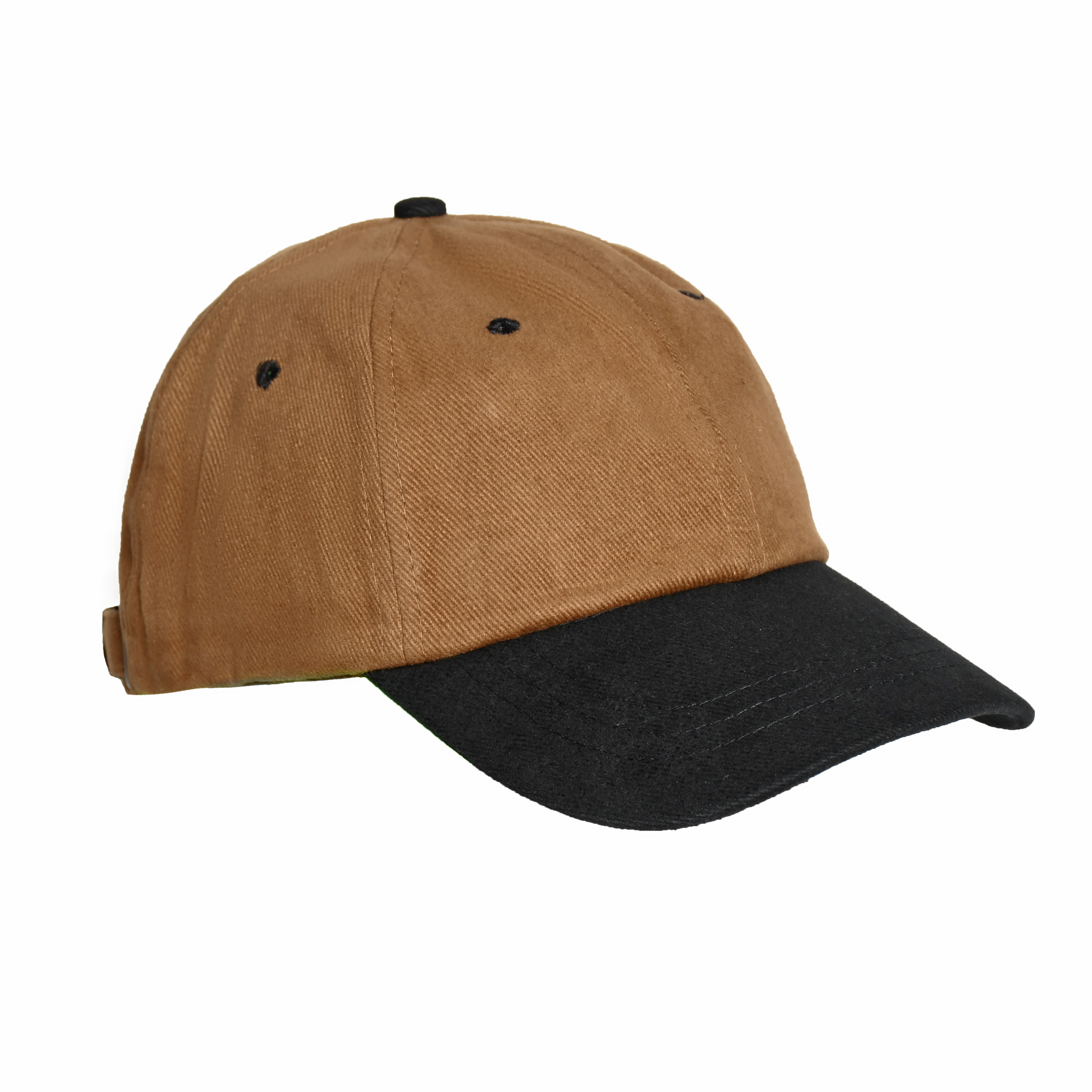 Hazelnuts Brown Baseball Cap for Men Solid Snapback Hats Hip