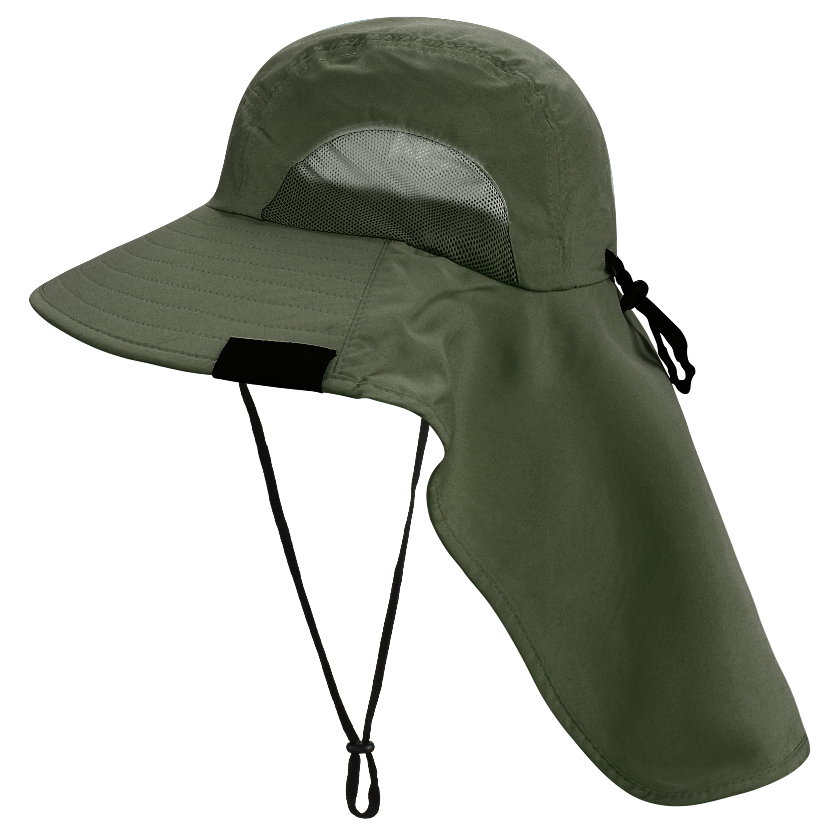 Angeln Wandern Sonnenhut UV Sonnenschutz Outdoor Sport Nackenkappe mit breiter Krempe - Bild 11 von 11
