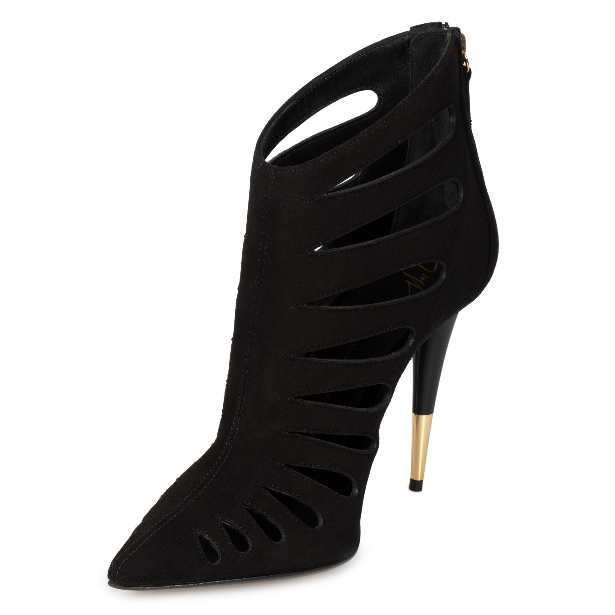 giuseppe zanotti suede ankle boots