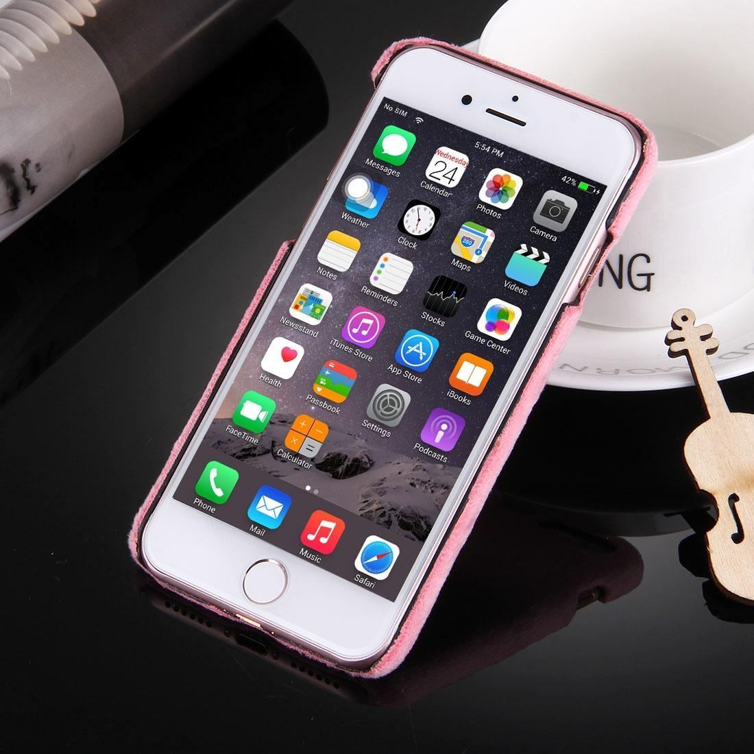 For iPhone SE 5G (2022), SE (2020),8,7 Case,Faux Fur Protective Back Cover - Picture 18 of 19