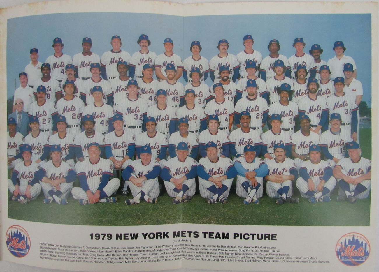 1979 New York Mets Official Year Book 148959 eBay