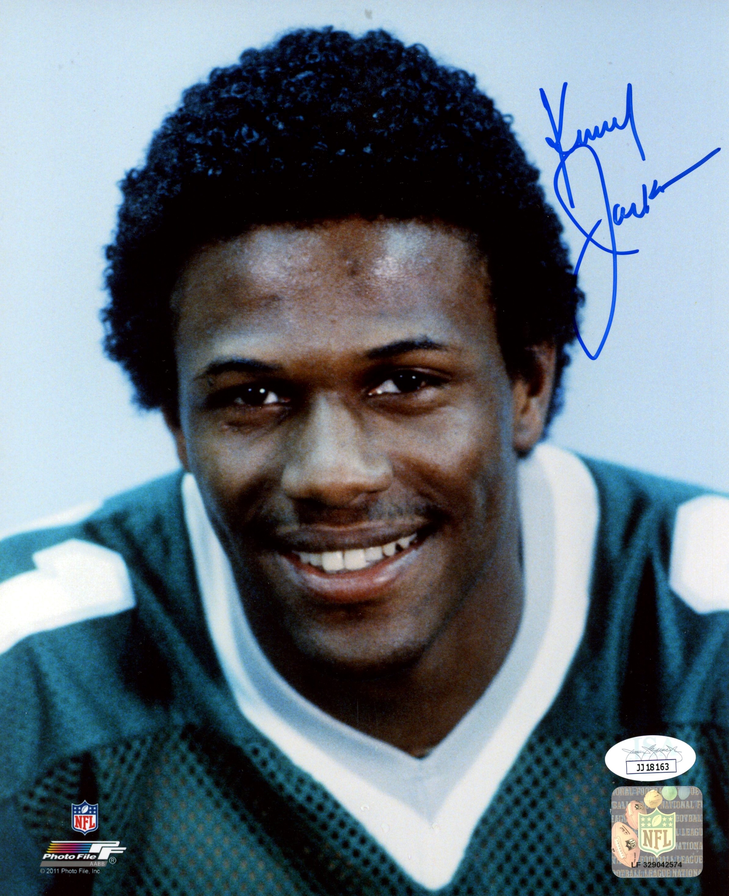 Kenny Jackson Philadelphia Eagles Signed/Autographed 8x10 Photo JSA