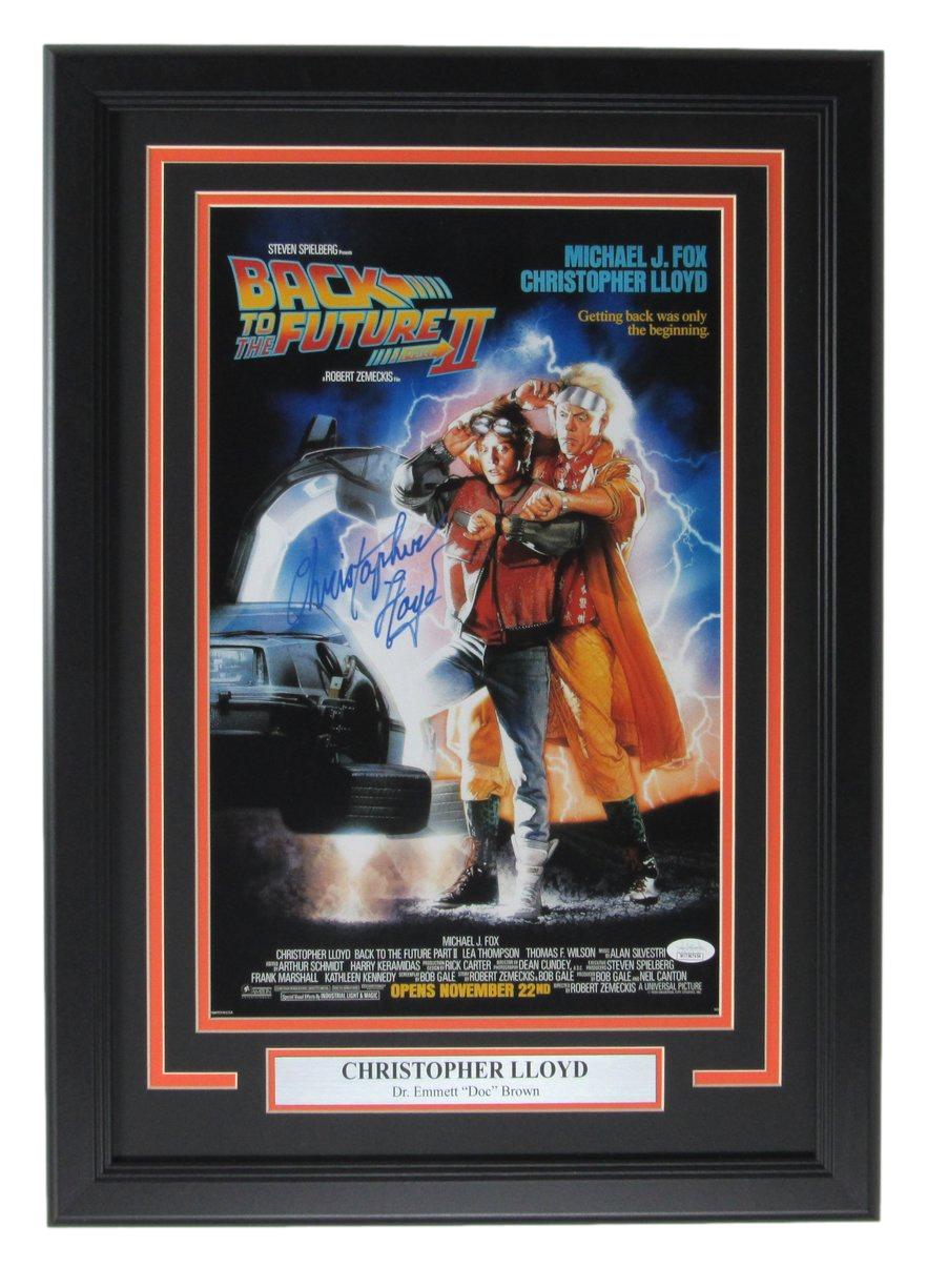 Christopher Lloyd のサイン Christopher Lloyd signed autograph 5x5 cut American Actor