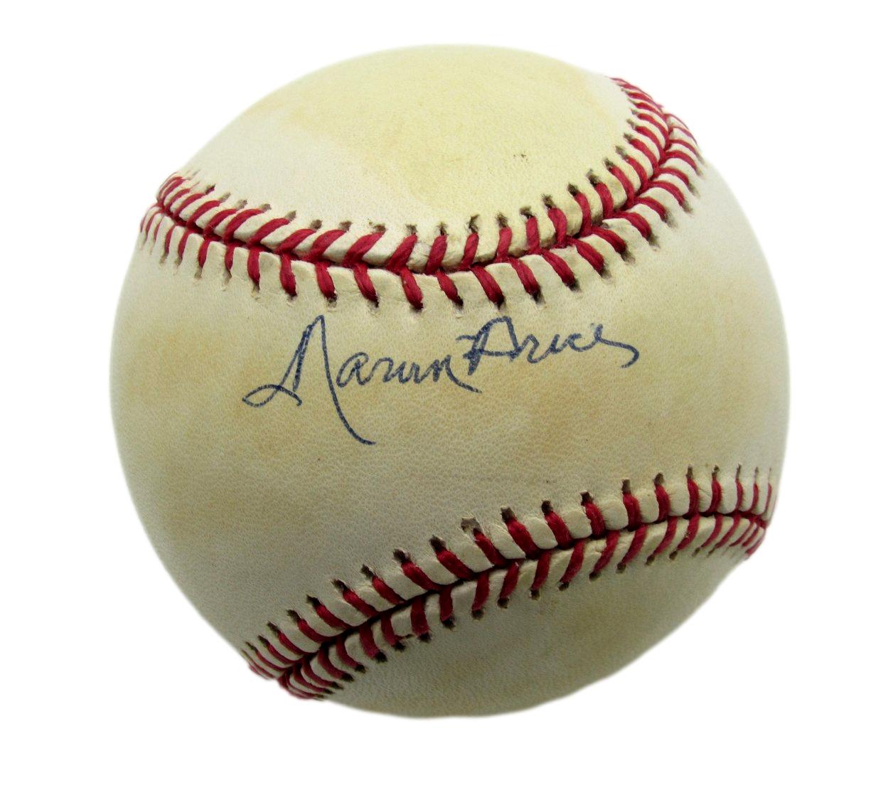 Marvin Price Signed ONL Baseball Negro League Cleveland Buckeyes