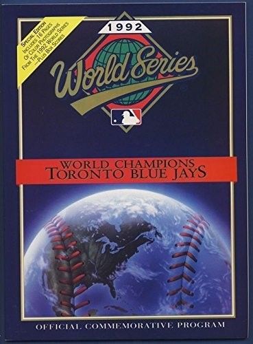 1992 Toronto Blue Jays MLB World Series Champions Official