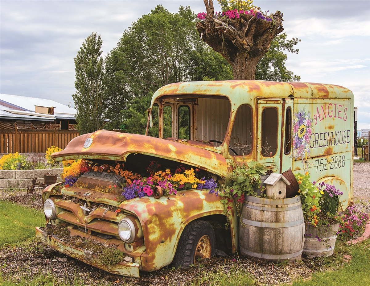 Flower Truck 500 Piece Jigsaw Puzzle Flower Truck 500 Piece Jigsaw Puzzle