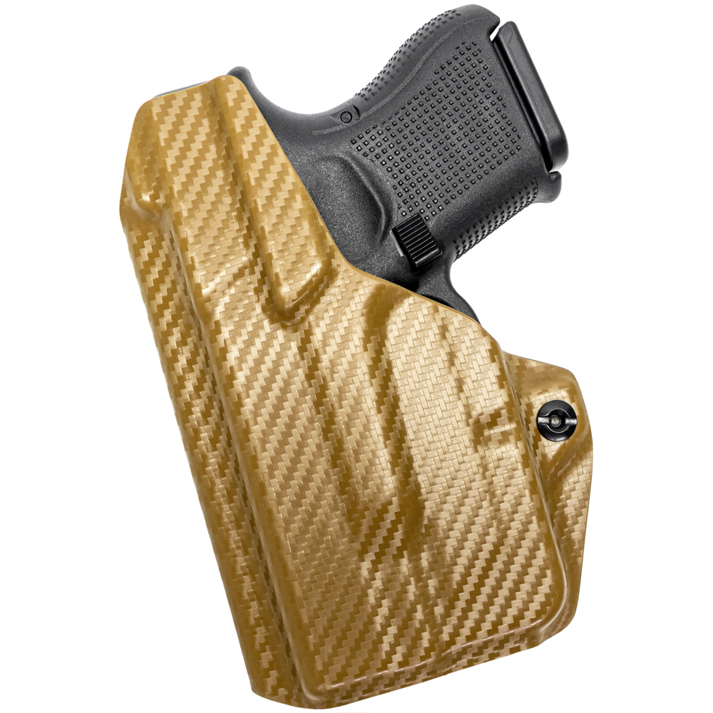 thumbnail image 2 of IWB Kydex Holster Custom Fit: Glock 26/27/28/33 Pistol With TLR6 Laser Light Right And Left Incompatible Aiming Device 2 of 14