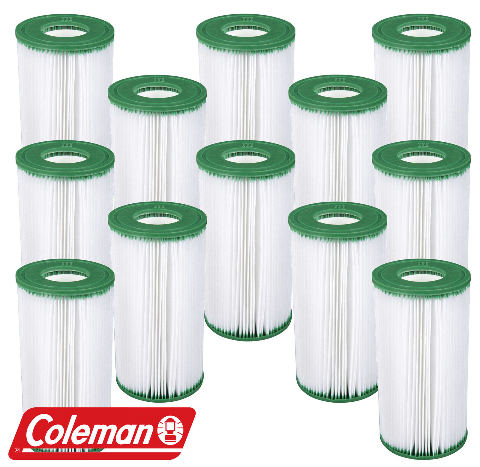 12 Pack Coleman Type III A/C Filter Cartridge for 1000 & 1500 GPH