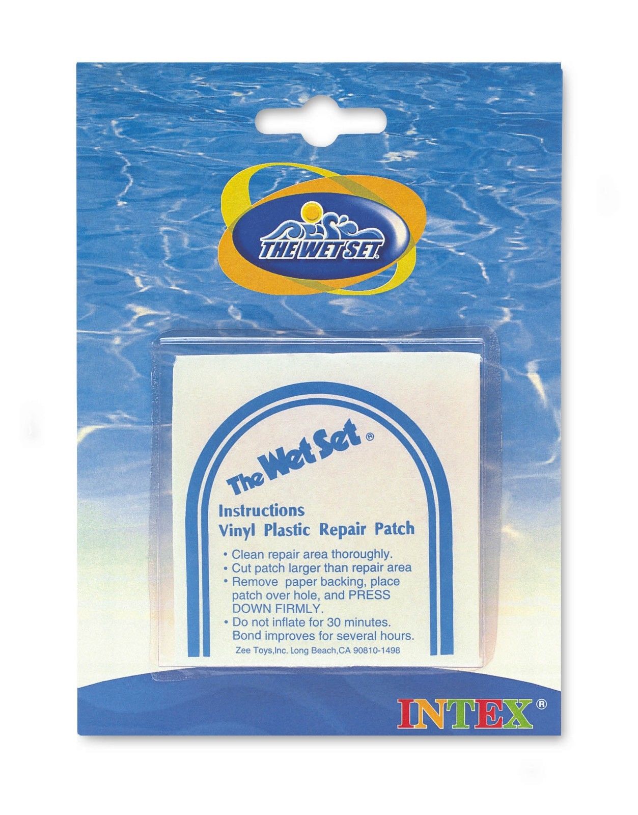 Vinyl Repair Patch Stick On for Inflatables Pools Wet Set 6 Patches