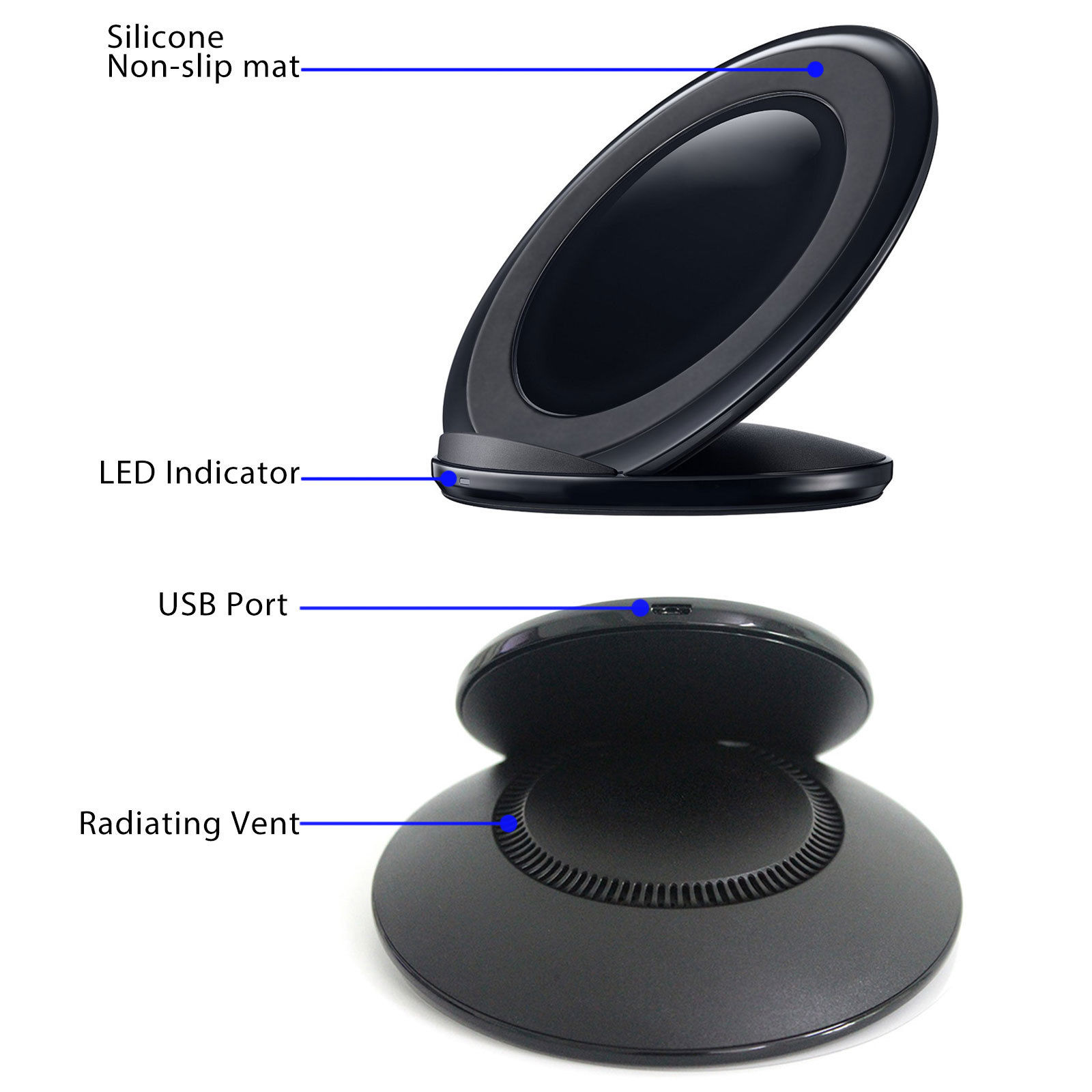 3D Printable Galaxy S6 Charging Dock Original Vertical Wireless 