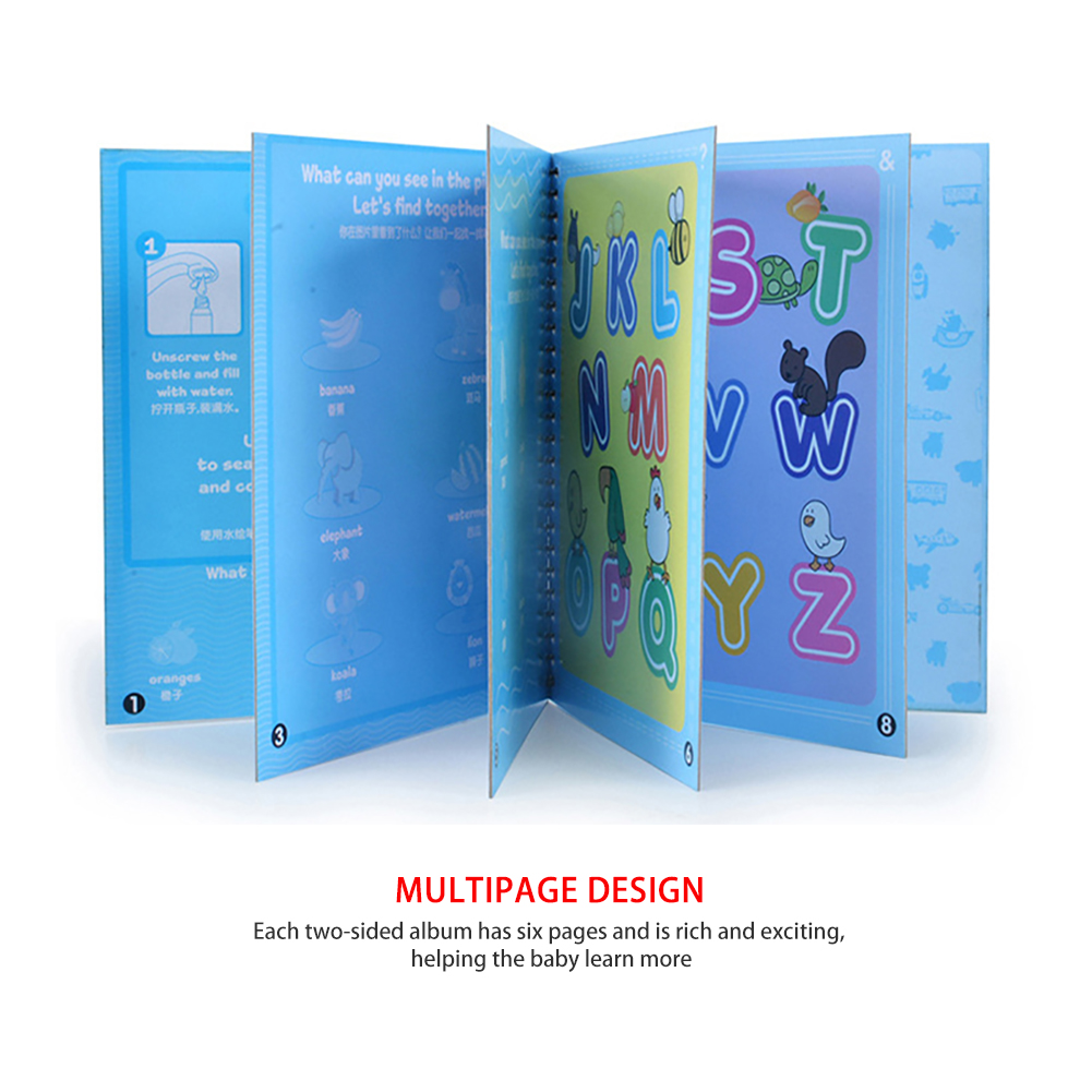 Kids Coloring Book Magic Baby Drawing With Washable