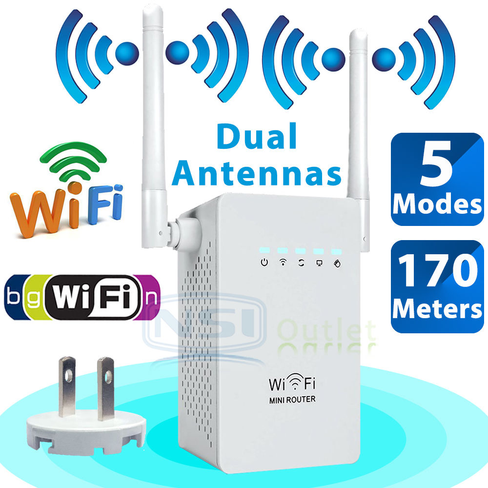 300Mbps-Wireless-N-WiFi-Repeater-Range-Extender-Signal-Booster-Network-Router