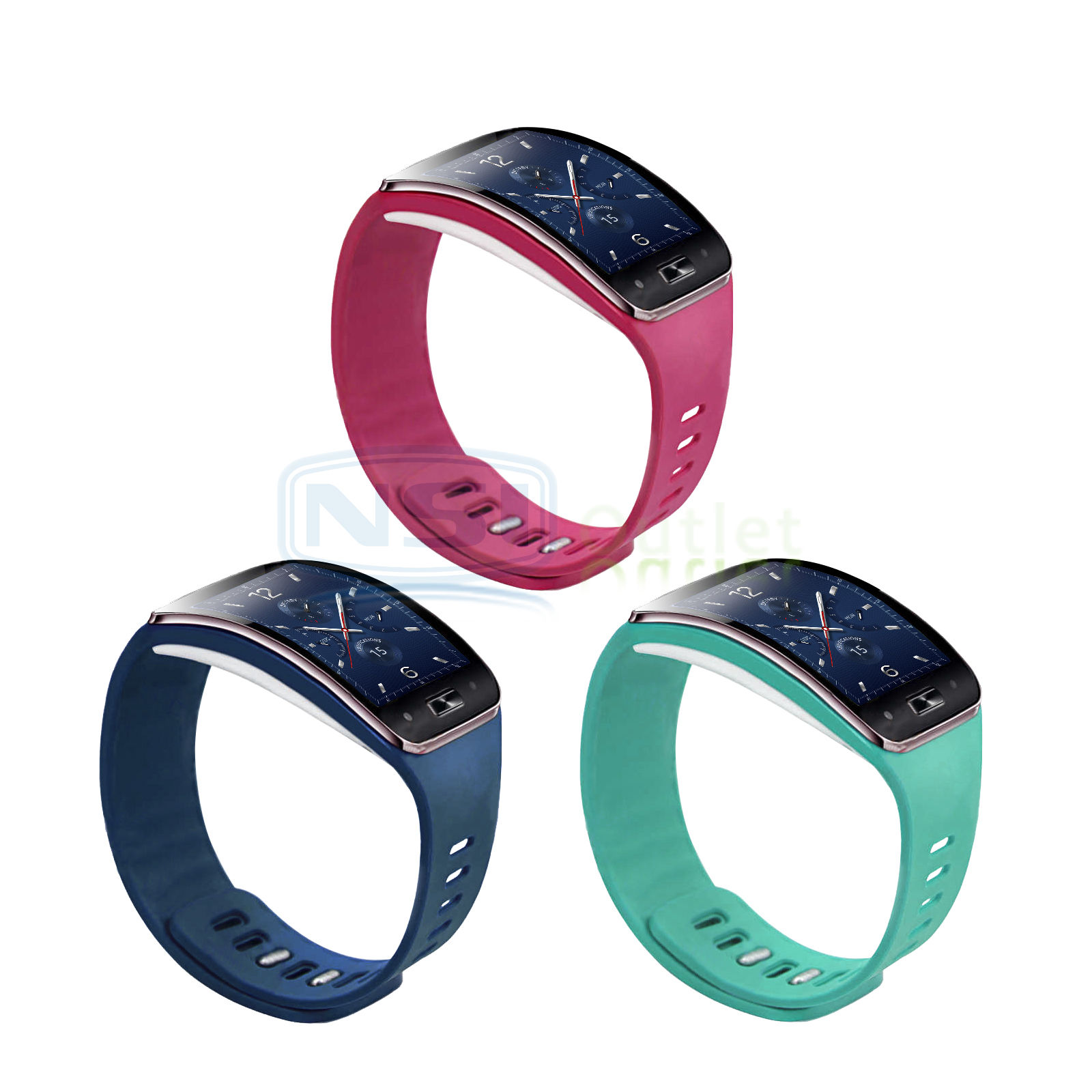 Replacement Wrist Band Strap Bracelet w//Clasp For Samsung Galaxy Gear S SM-R750