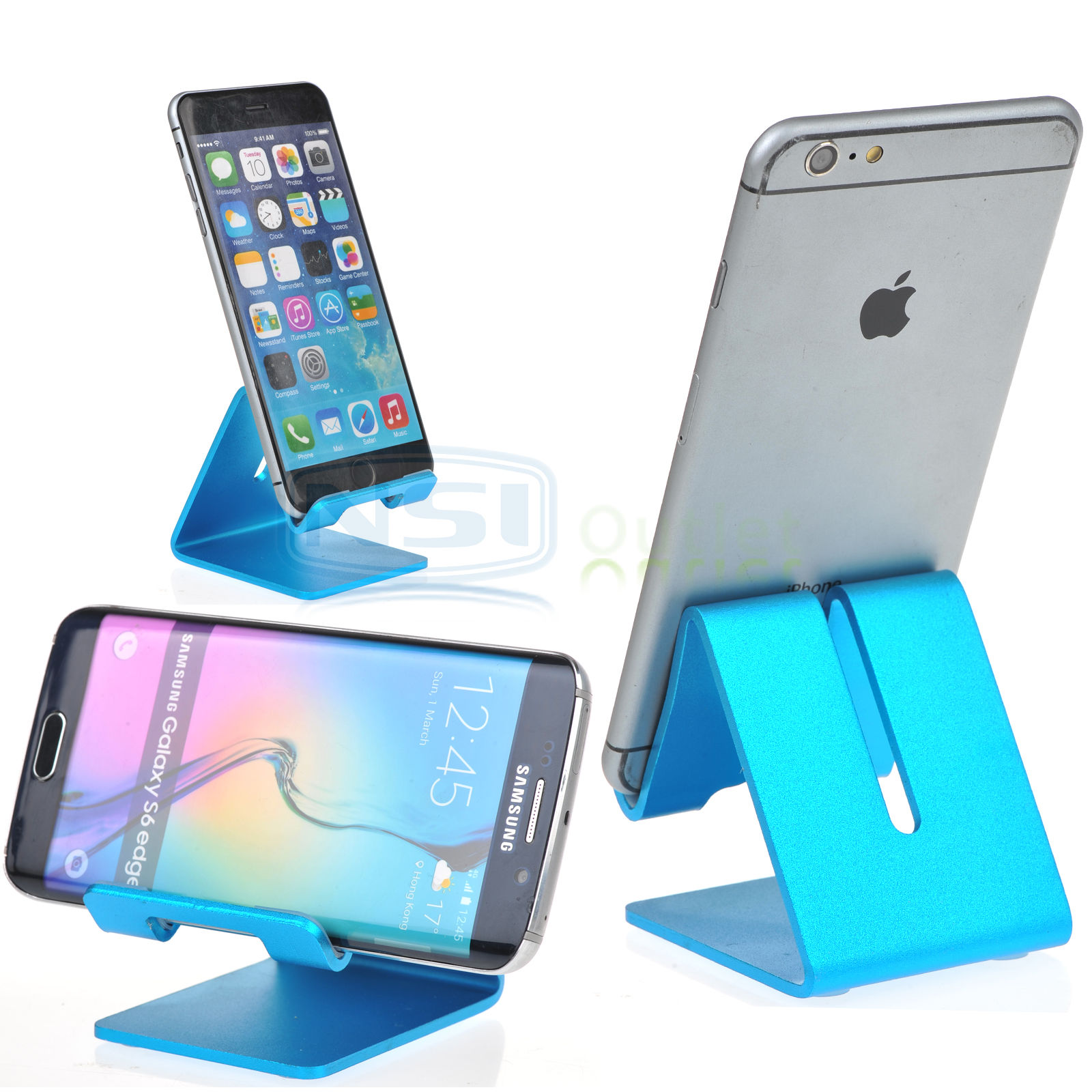 JEDX Aluminum Desktop Holder, Table Stand Cradle Mount For Cell Phone Tablet