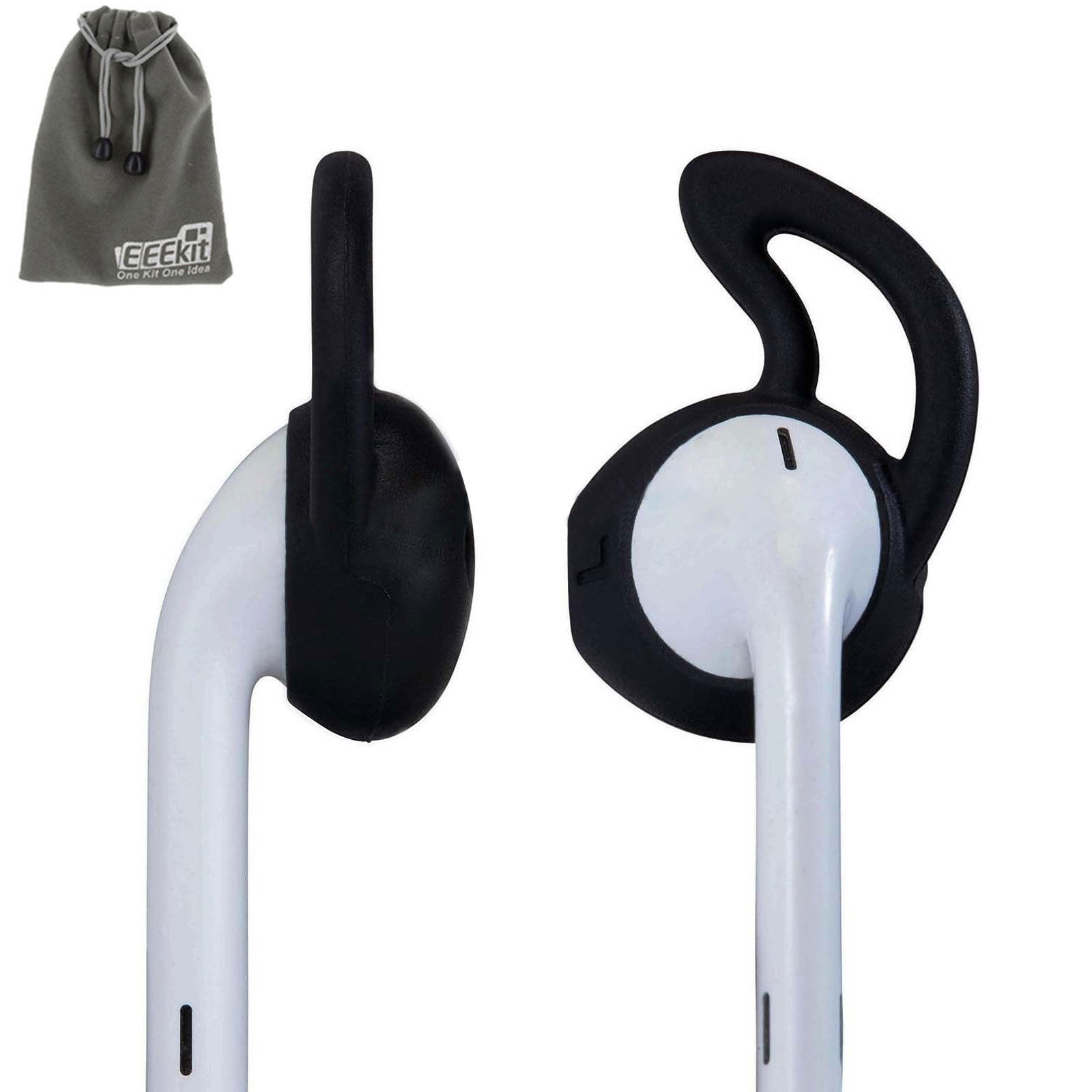 EEEKit 4 Pair Silicone Earbuds EarPods Hook Cover for Earphone Headphone AirPods | eBay