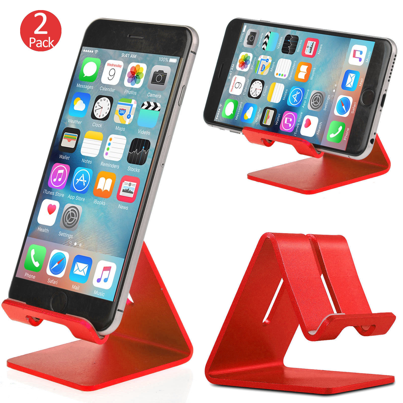Universal Cell Phone Tablet Desktop Stand Desk Holder Mount Cradle