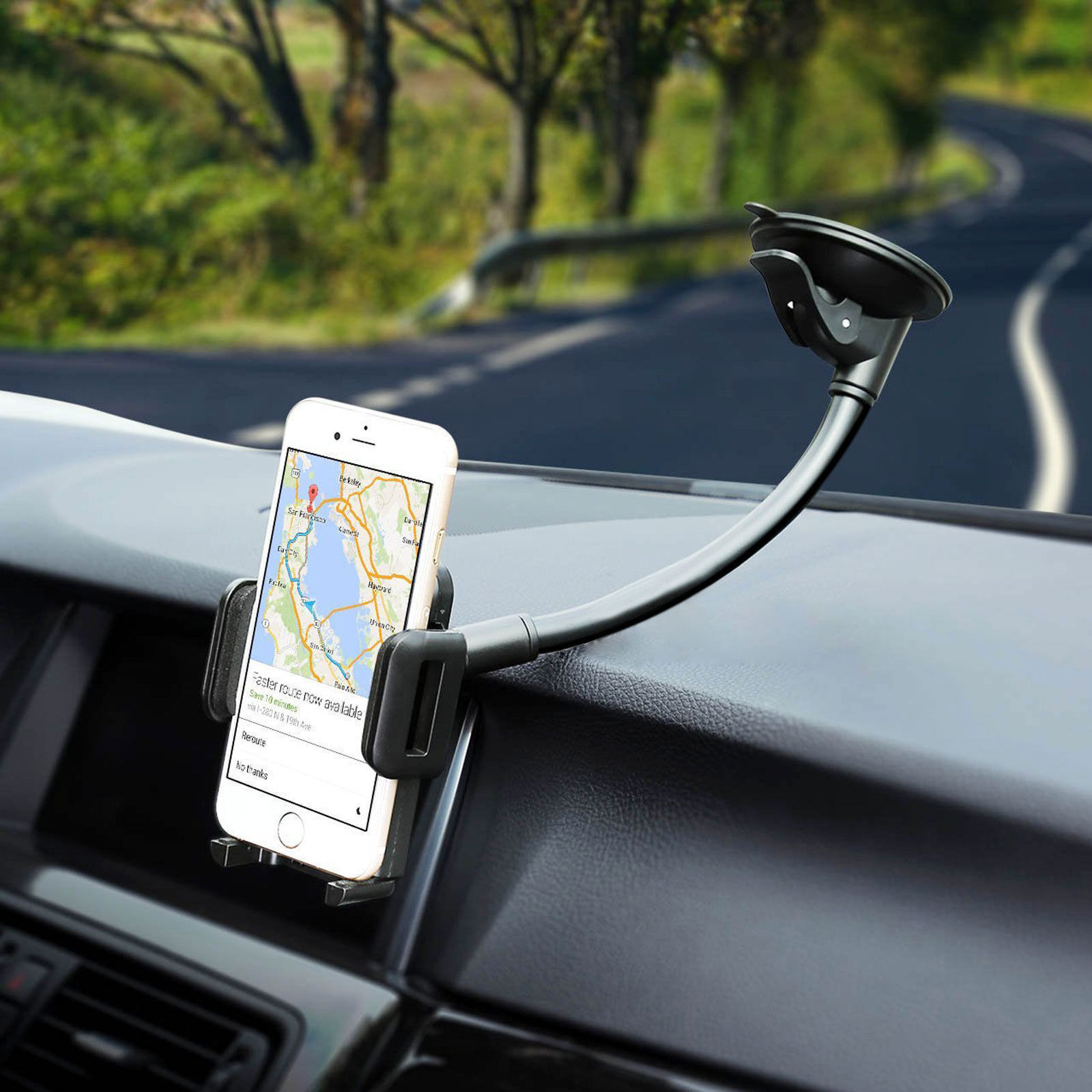 360° Mount Holder Car Windshield Stand For Mobile Cell Phone GPS iPhone