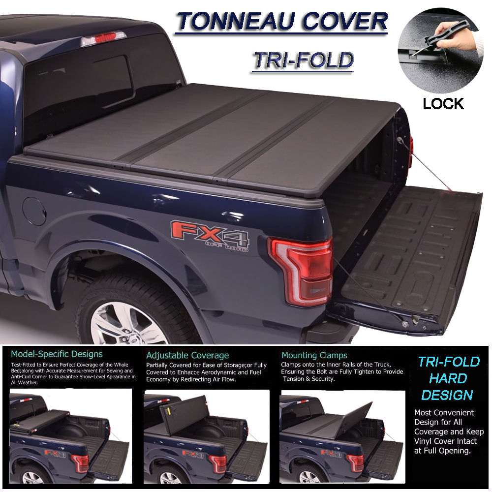 1999-2006 Chevy Silverado GMC Sierra TriFold Tonneau Cover 6.5Ft Bed
