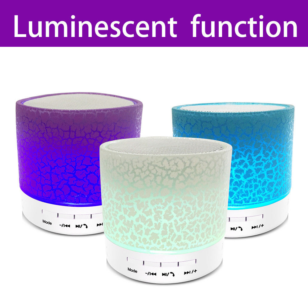 Luminous Lamp Rechargeable Wireless Speaker Portable Mini Super Bass M