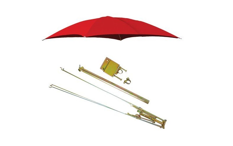 ROPS Universal CaseIH & MF Red Tractor Umbrella Canopy & Canvas w