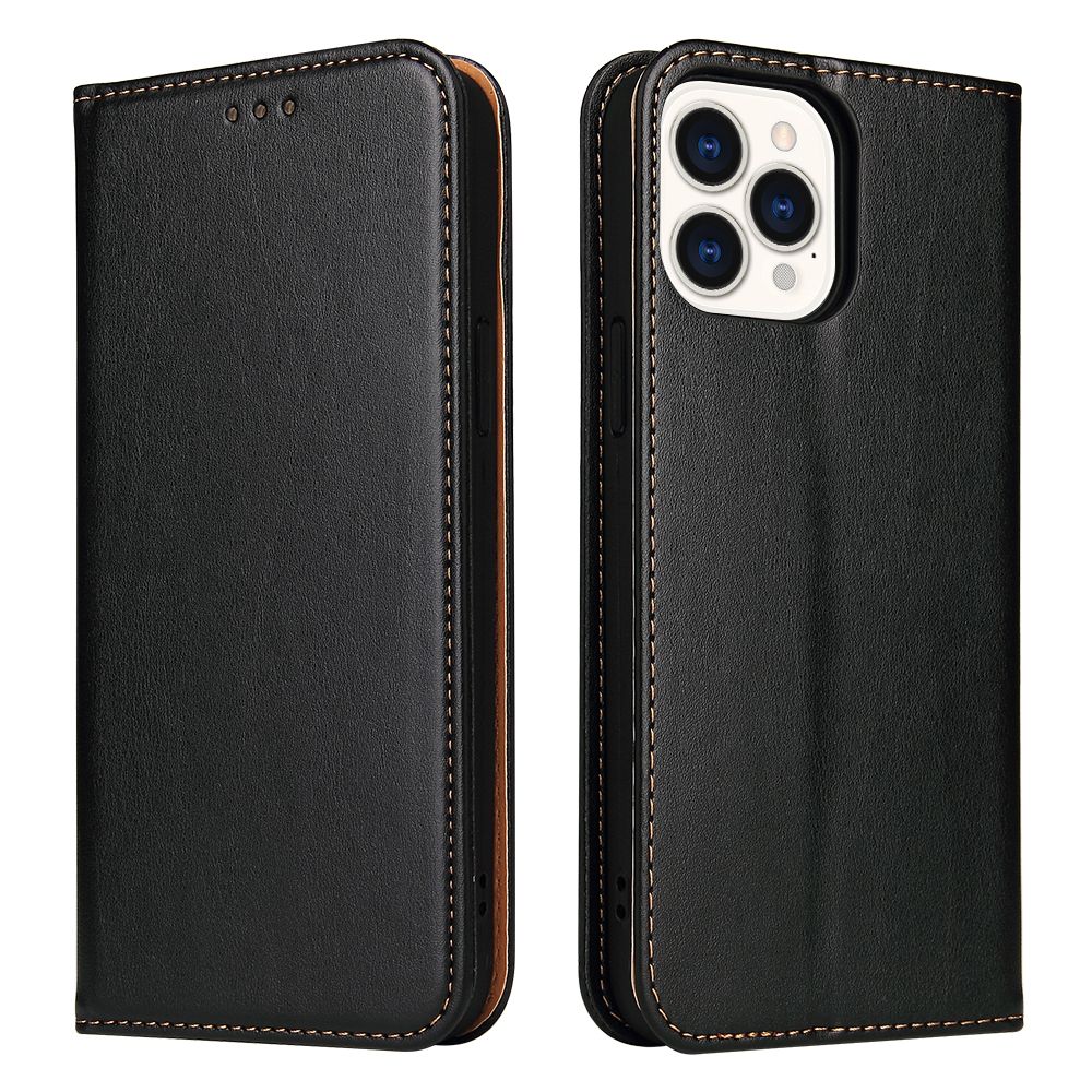 For iPhone 13 Pro Max/13 Pro/13/13 Mini Case Leather Wallet Folio Cover Black - Picture 16 of 20