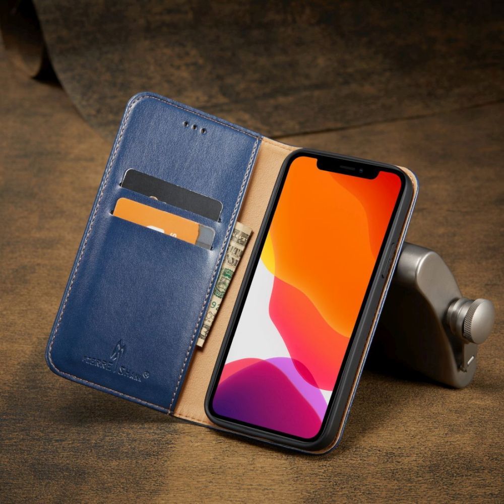 For iPhone 13 Pro Max/13 Pro/13/13 Mini Case Leather Wallet Folio Cover Blue - Picture 19 of 20