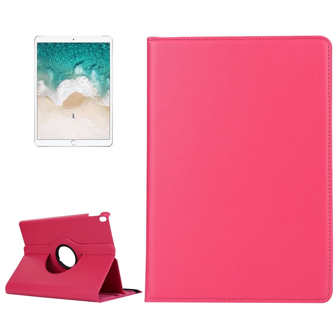 For iPad Air 3 (2019) Case 360 Degree Spin Leather Folio Cover stand - Picture 16 of 36