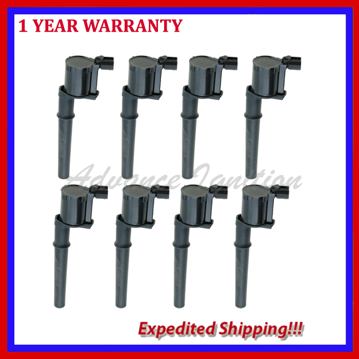 For IGNITION COIL DG512 UF191 Q1UFD254Y FORD LINCOLN MUSTANG GT 4.6L 5.4L V8
