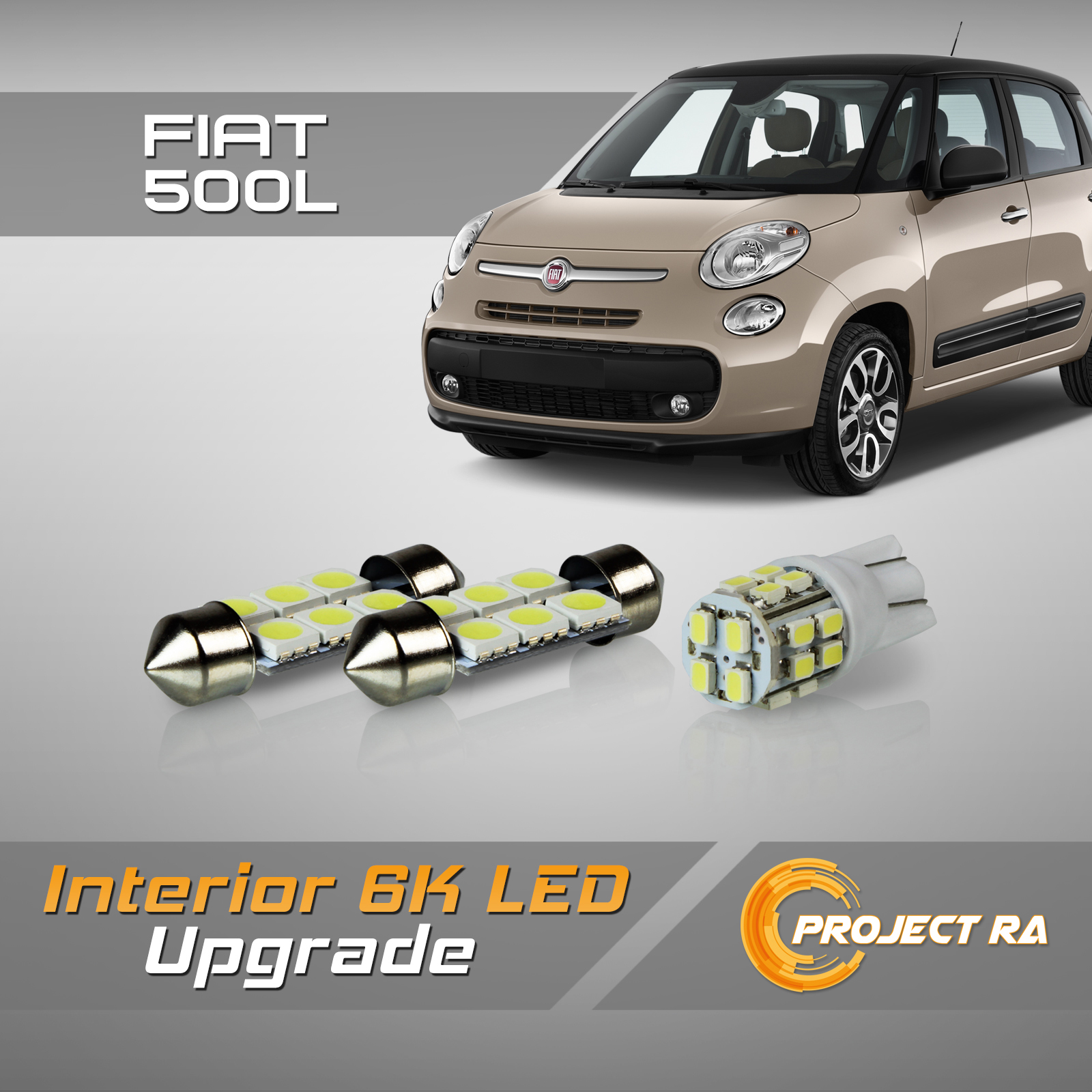 2014+ Fiat 500L LED Light Bulb White Complete Interior Package eBay