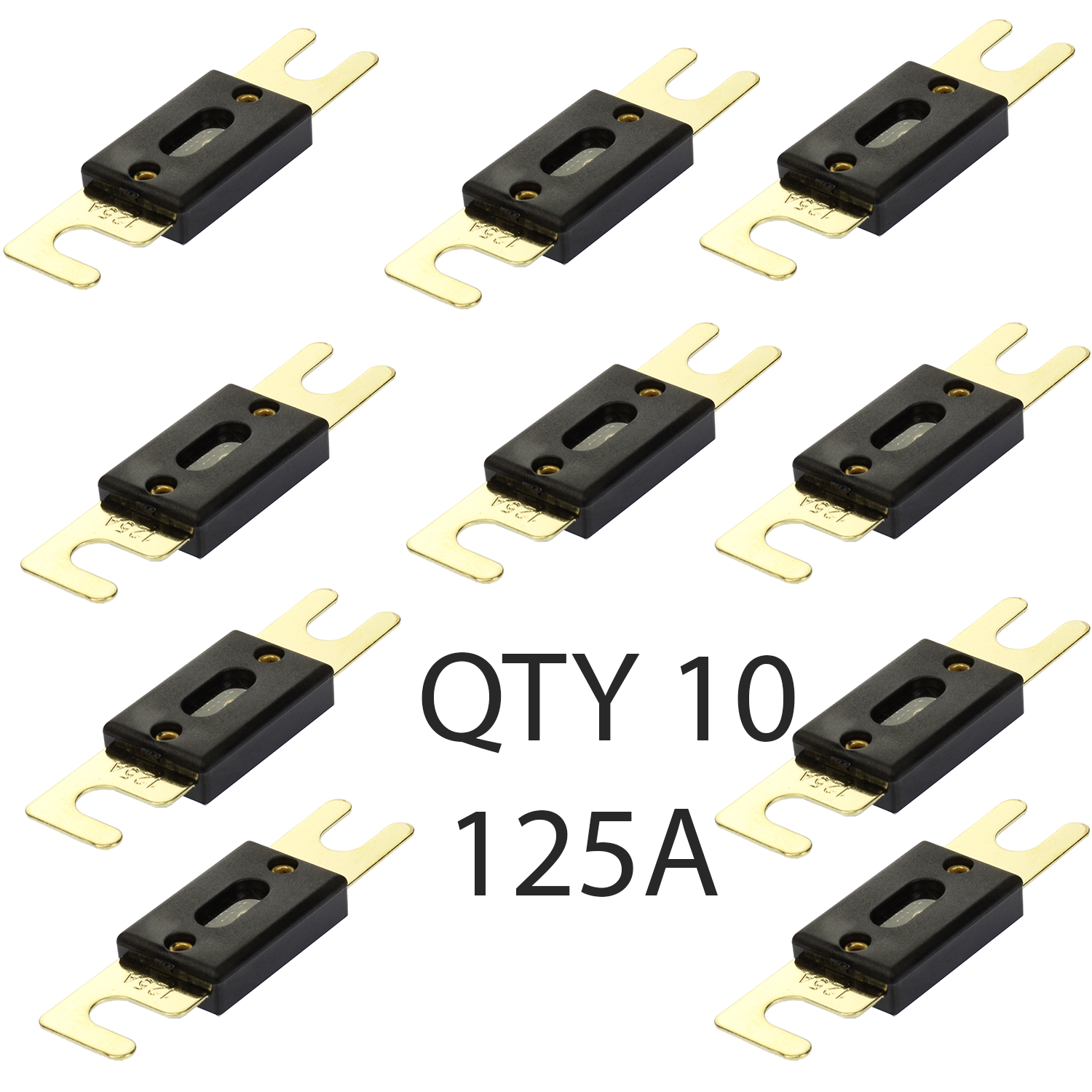 QTY 10-70 Amp ANL Inline Fuse by Voodoo Car Audio For Fuse holder