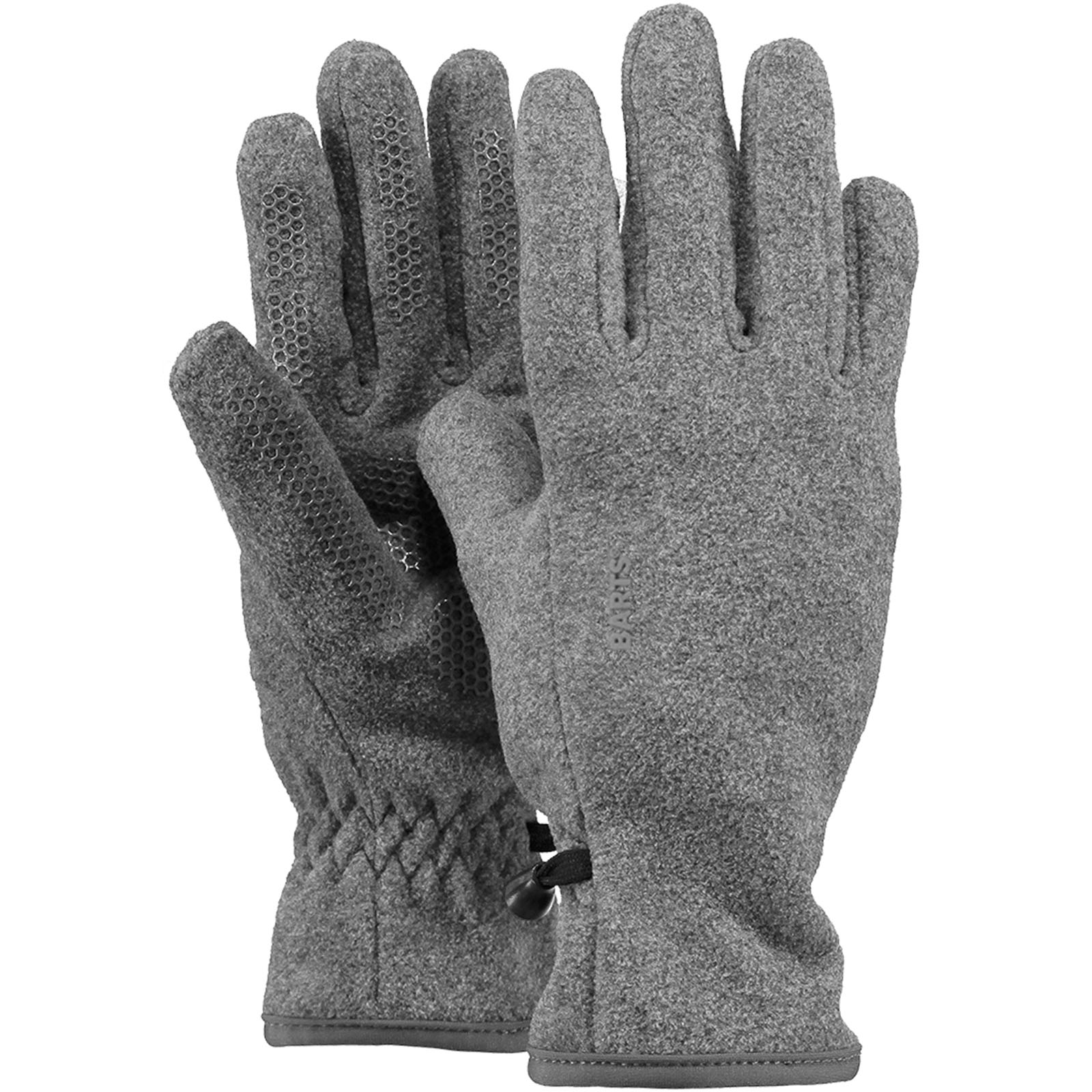 Barts Kids Childrens Soft Fleece Palm Grip Elasticated Warm Winter Gloves - Picture 4 of 6