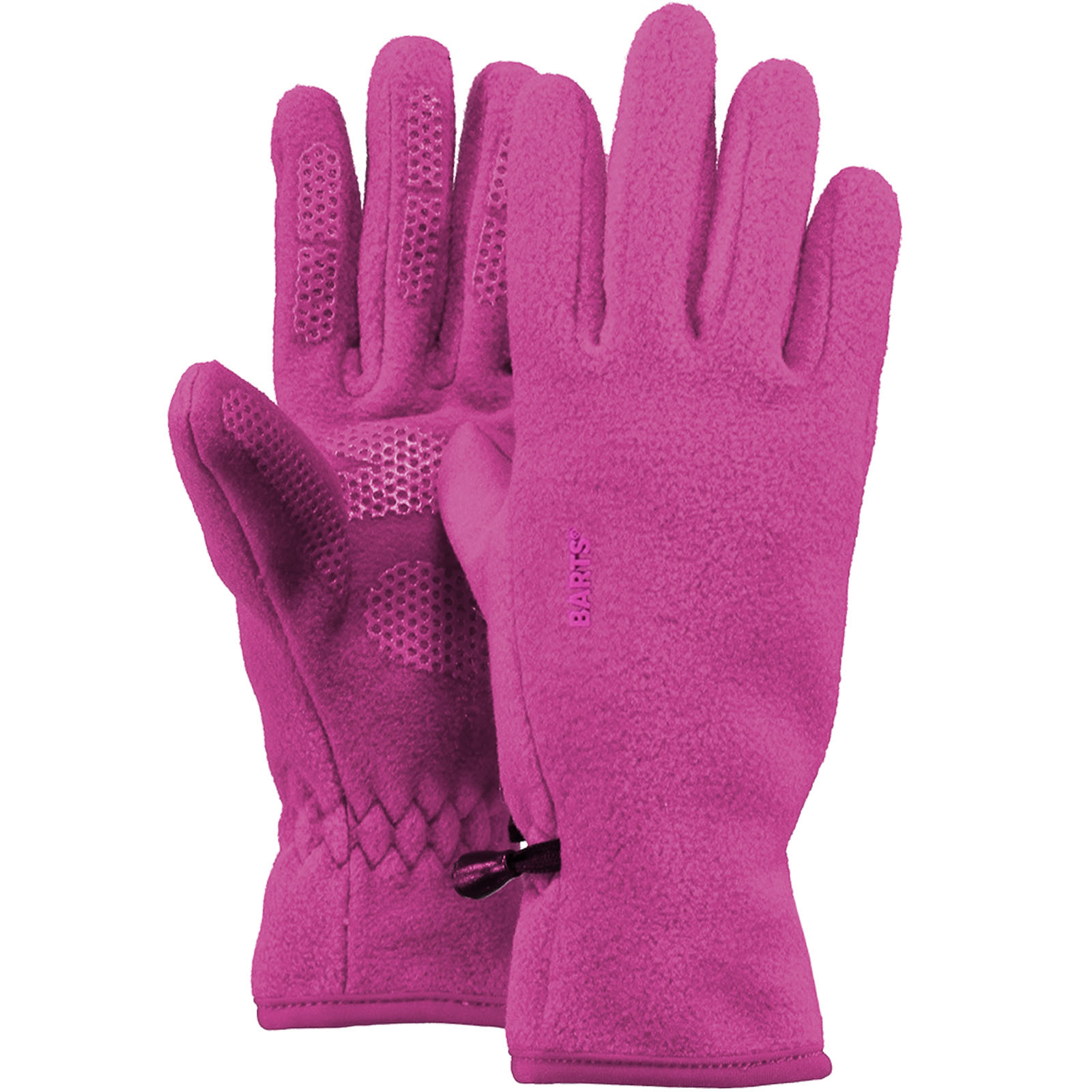 Barts Kids Childrens Soft Fleece Palm Grip Elasticated Warm Winter Gloves - Picture 3 of 6