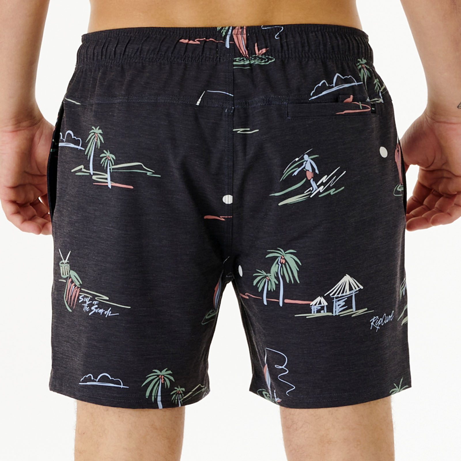 Rip Curl Mens Party Pack 16" Volley Swim Swimming Surf Bottoms Boardshorts - Imagen 7 de 9