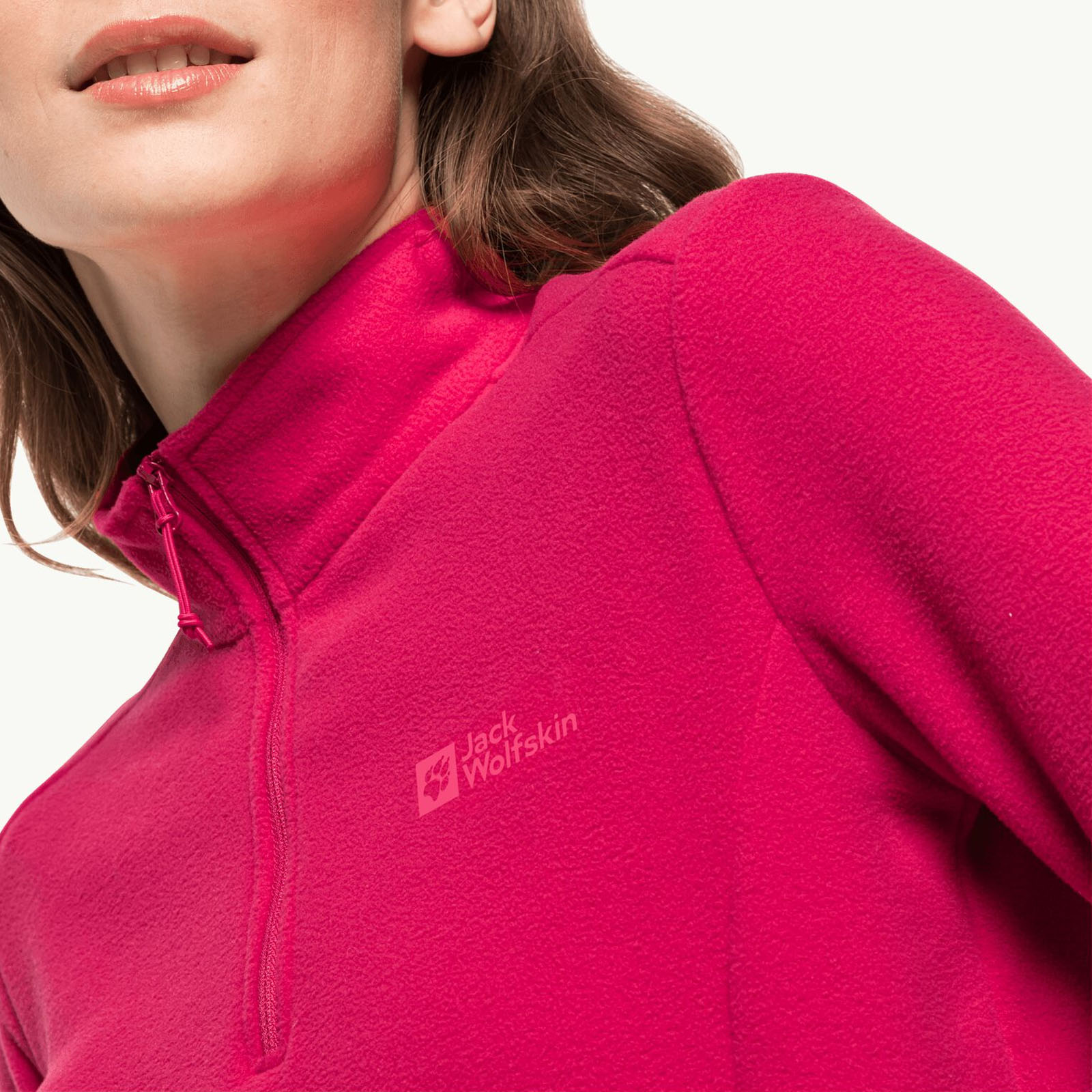 Jack Wolfskin Womens Taunus Half Zip Outdoor Warm Winter Pullover Fleece - Picture 22 of 34