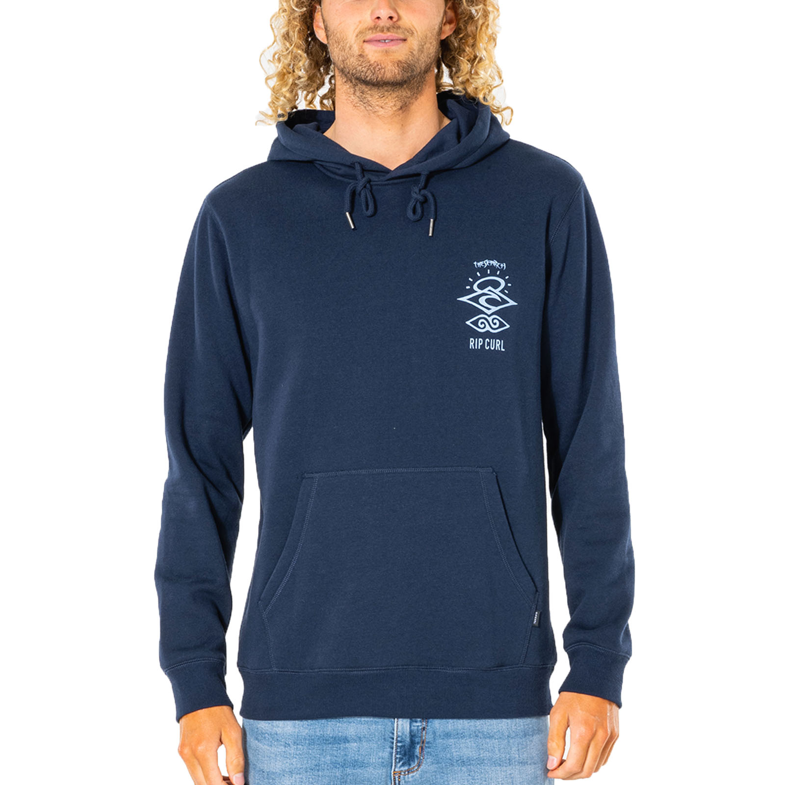 Rip Curl Mens Search Icon Hooded Pullover Sweatshirt Hoody Hoodie - Picture 8 of 13