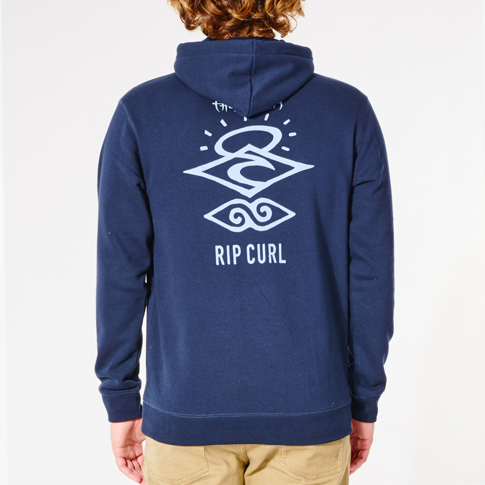 Rip Curl Mens Search Icon Hooded Pullover Sweatshirt Hoody Hoodie - Picture 9 of 13