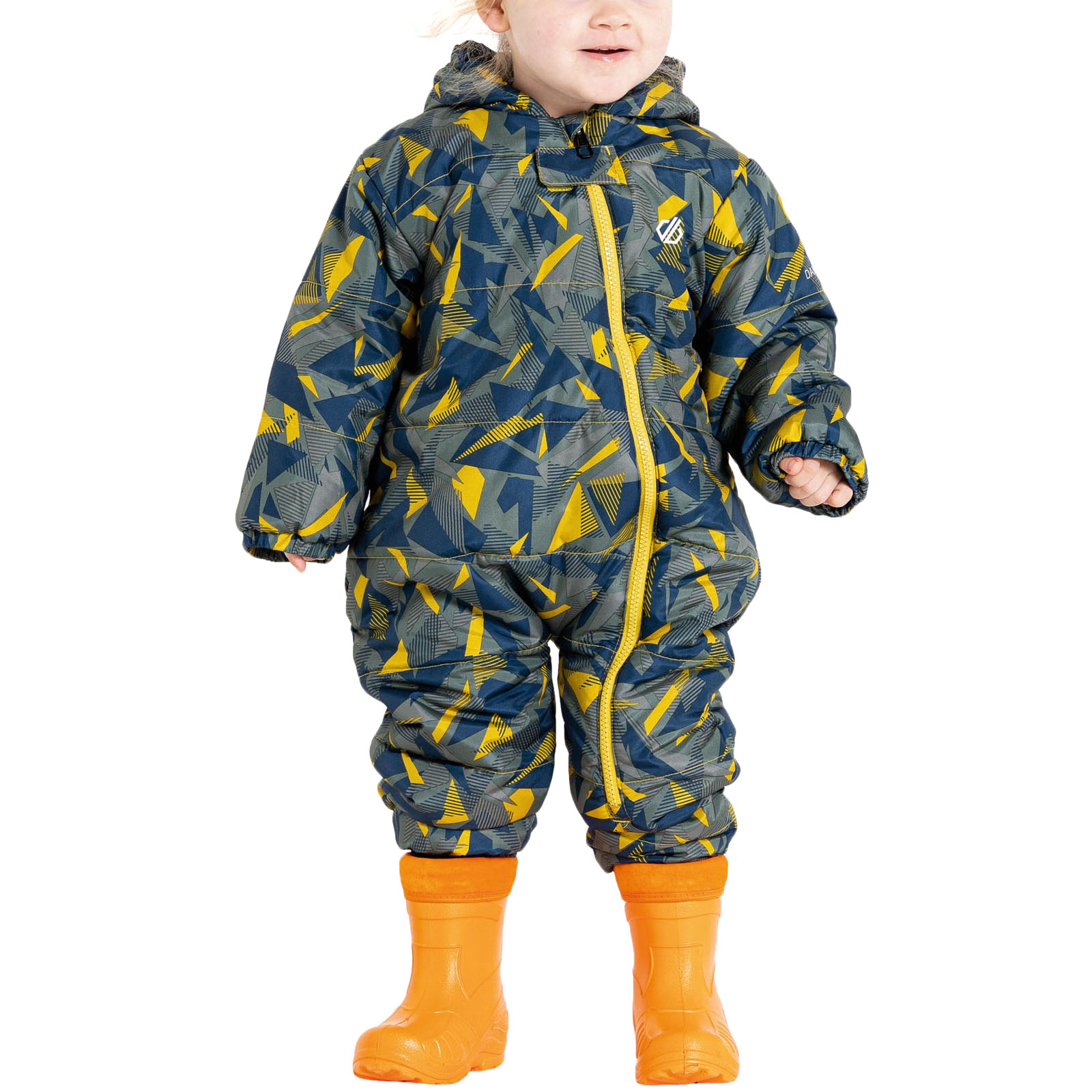 Dare 2b Kids Bambino II Waterproof Insulated Lined Full Zip Rainsuit Snowsuit - Picture 8 of 15