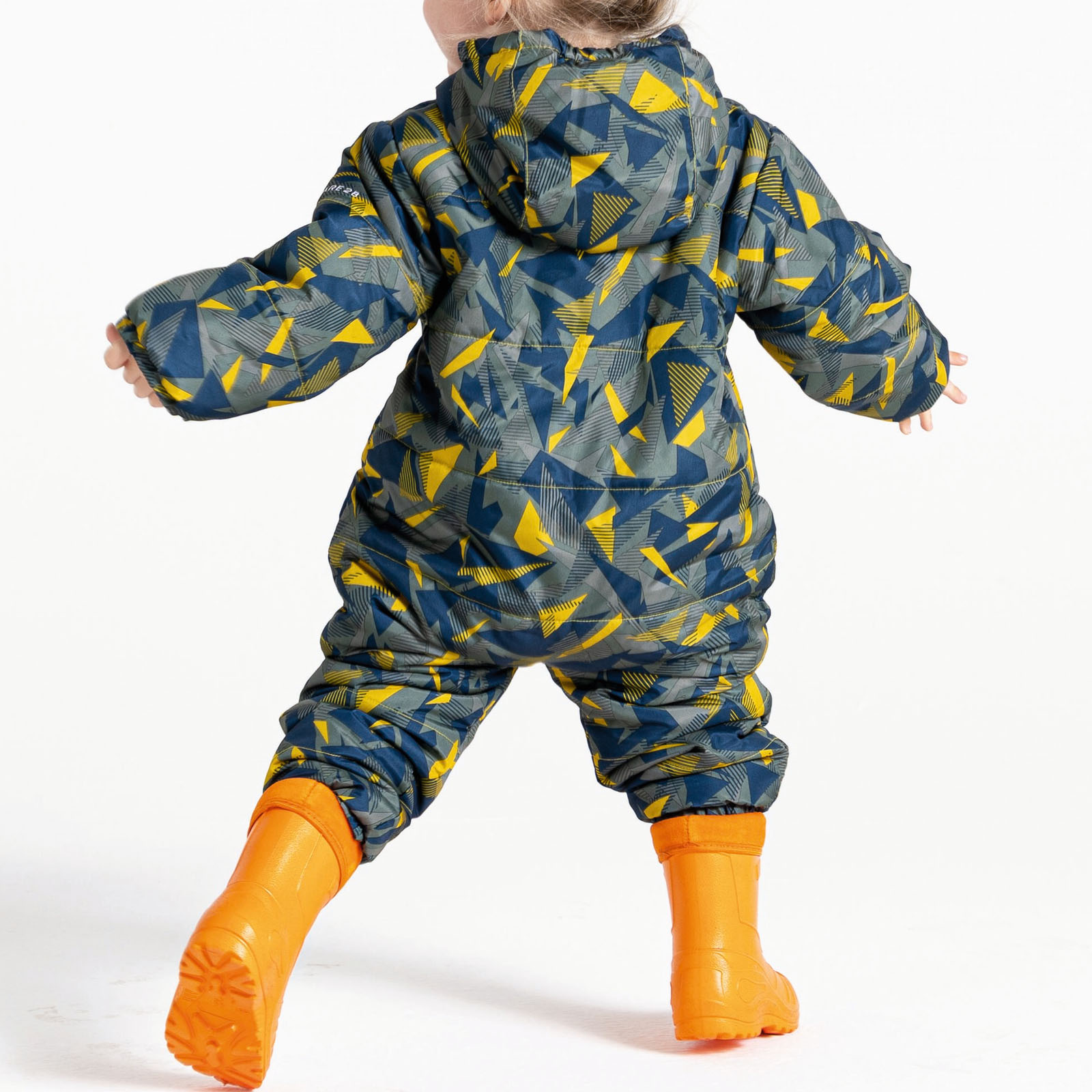 Dare 2b Kids Bambino II Waterproof Insulated Lined Full Zip Rainsuit Snowsuit - Picture 9 of 15