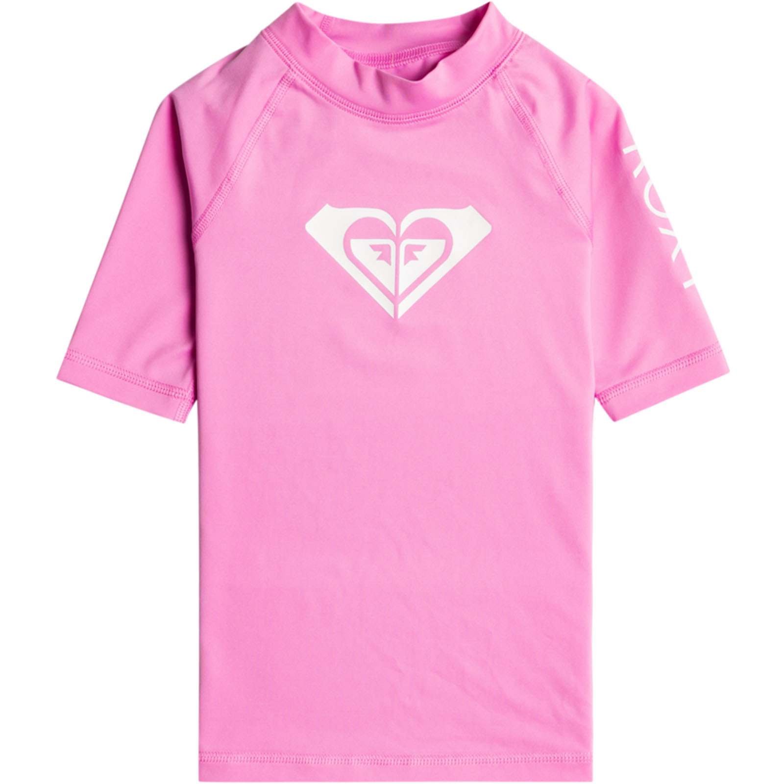 Roxy Girls Whole Hearted Short Sleeve UPF 50 Surf Rash Vest Guard T-Shirt Top - Picture 3 of 13