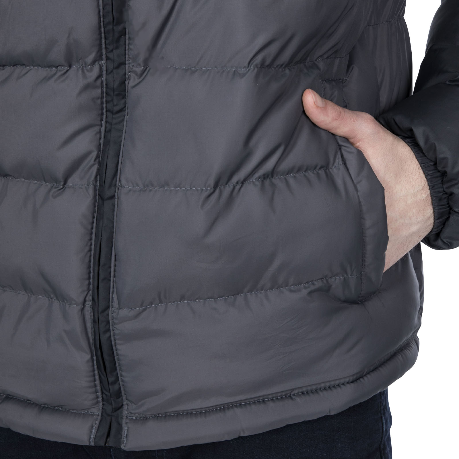 Trespass Mens Oskar Padded Water Resistant Outdoor Walking Hiking Coat Jacket - Picture 7 of 19