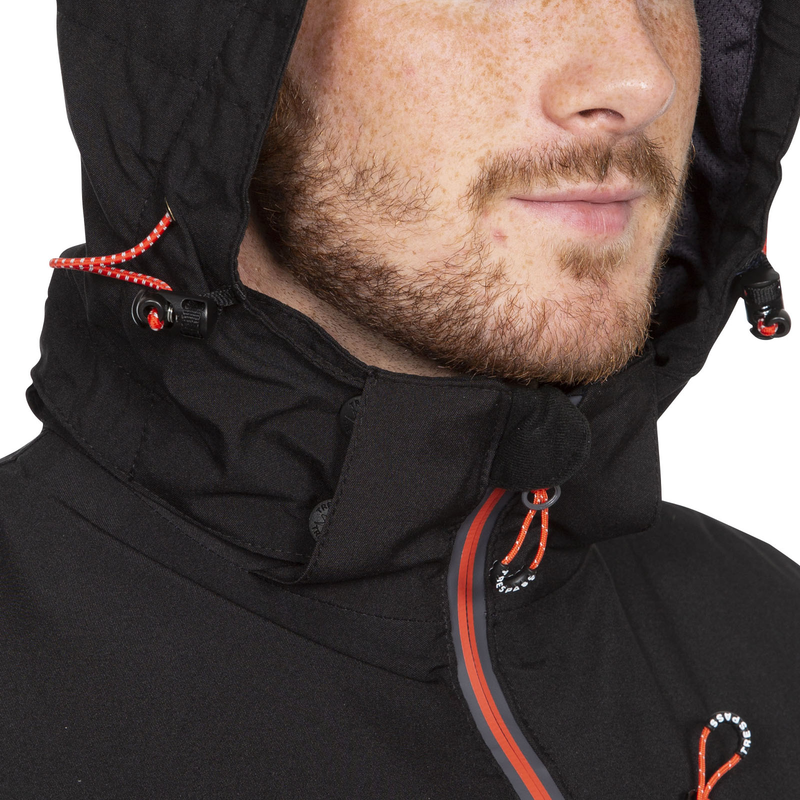 Trespass Mens Tapping Waterproof Hooded Outdoor Walking Hiking Coat Jacket - Picture 4 of 19