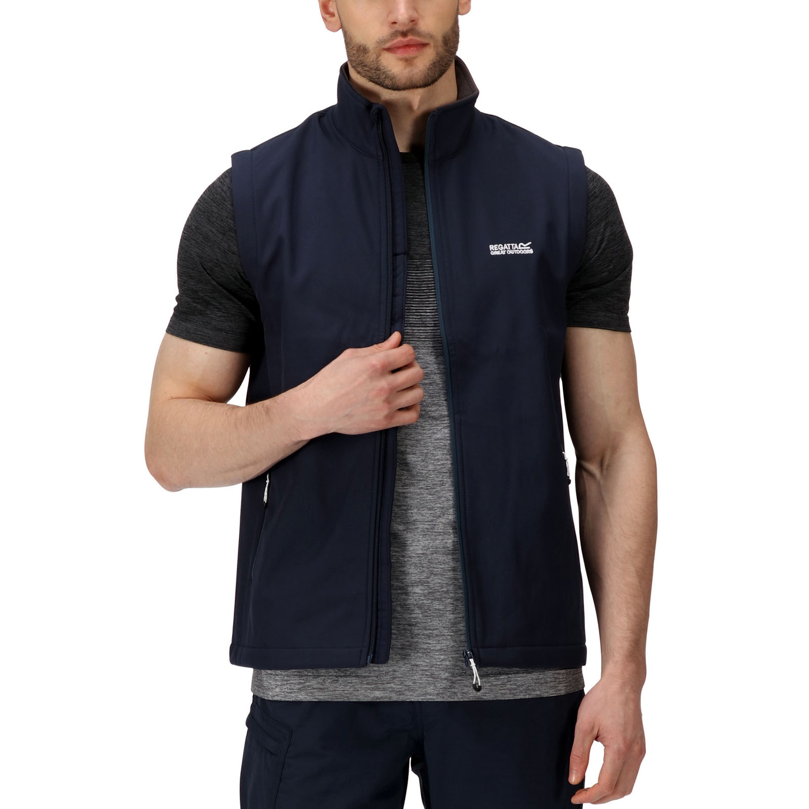 Regatta Mens Bradwell III Softshell Outdoor Walking Wind Resistant Gilet - Picture 7 of 11