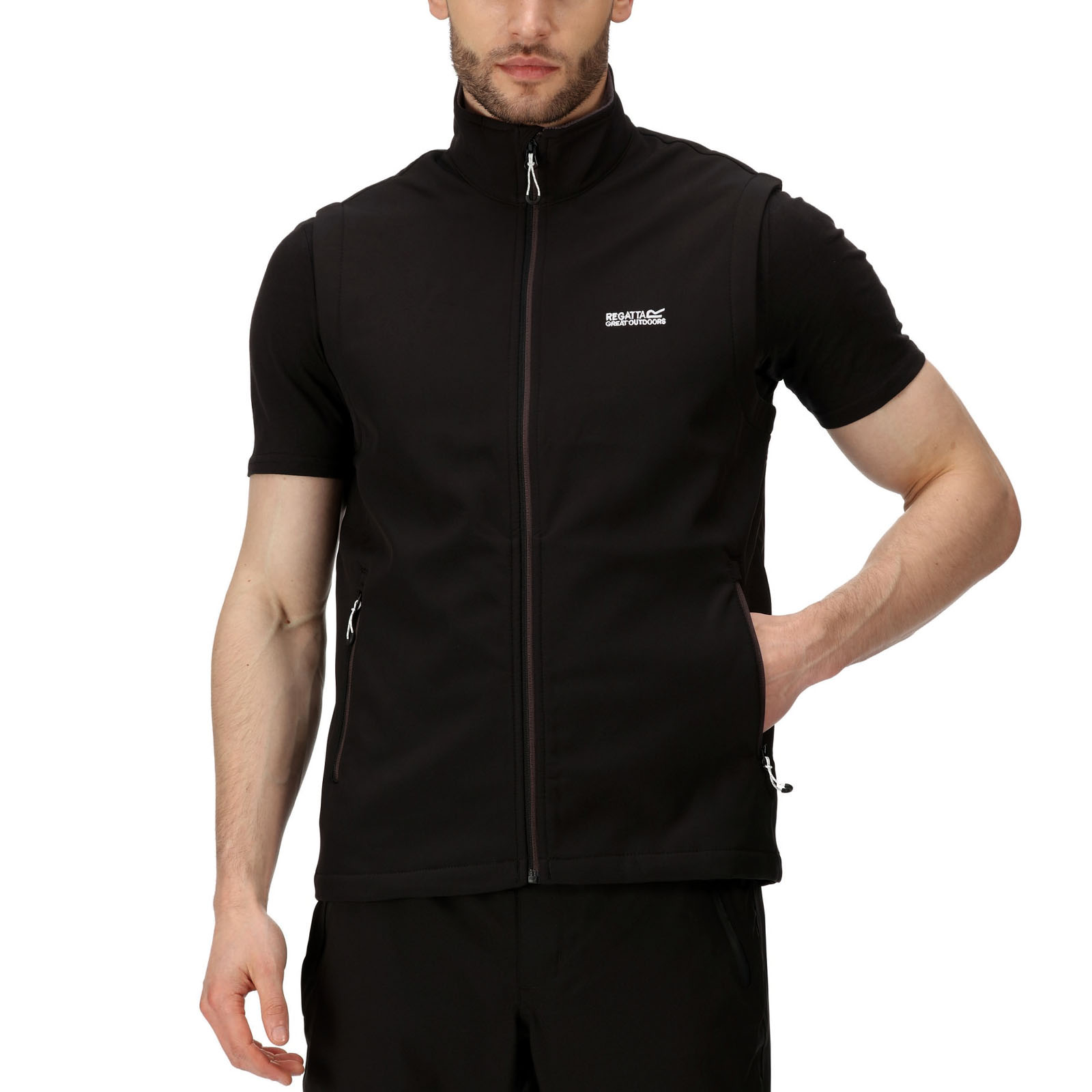 Regatta Mens Bradwell III Softshell Outdoor Walking Wind Resistant Gilet - Picture 4 of 11