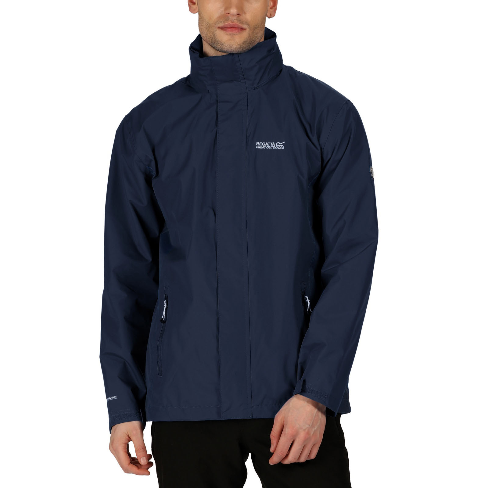 Regatta Mens Matt Lightweight Waterproof Hooded Outdoor Walking Jacket