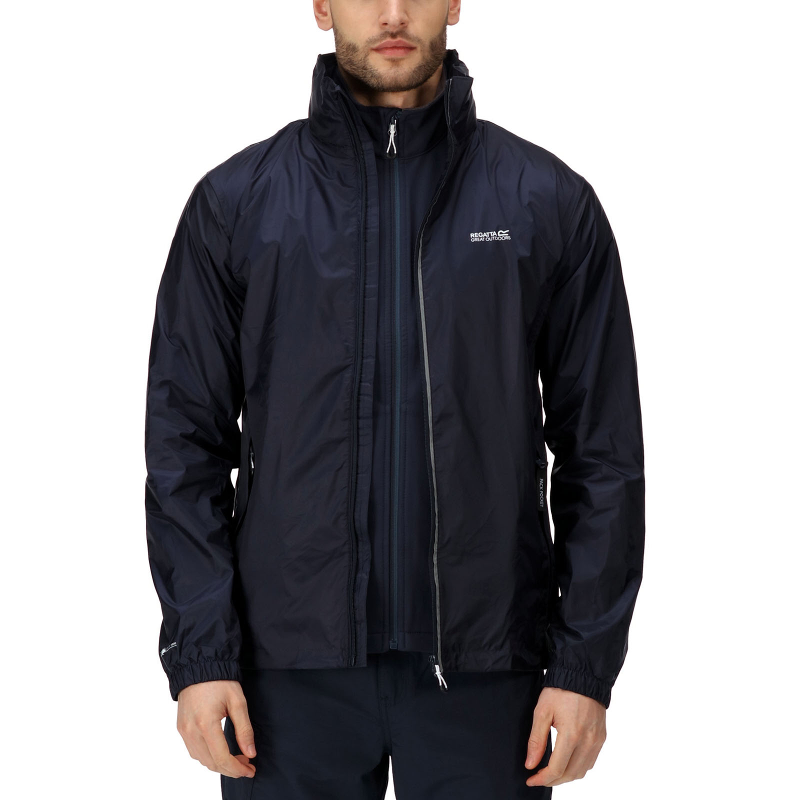 Regatta Mens Lyle IV Lightweight Waterproof Outdoor Walking Packaway Jacket - Picture 30 of 41