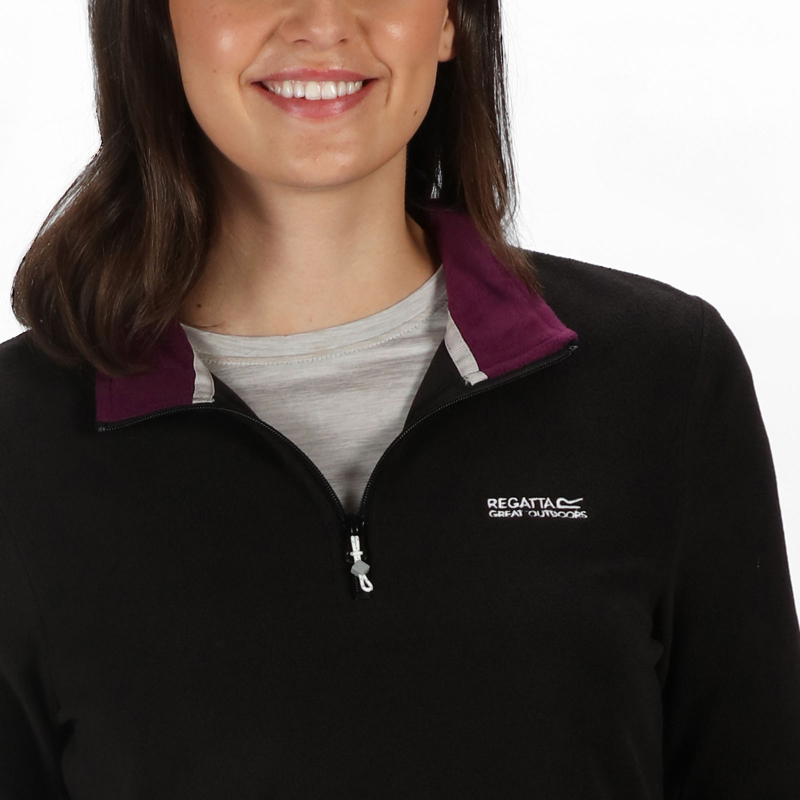 Regatta Womens Sweethart Lightweight 1/2 Zip Outdoor Walking Fleece Pullover - Picture 10 of 95