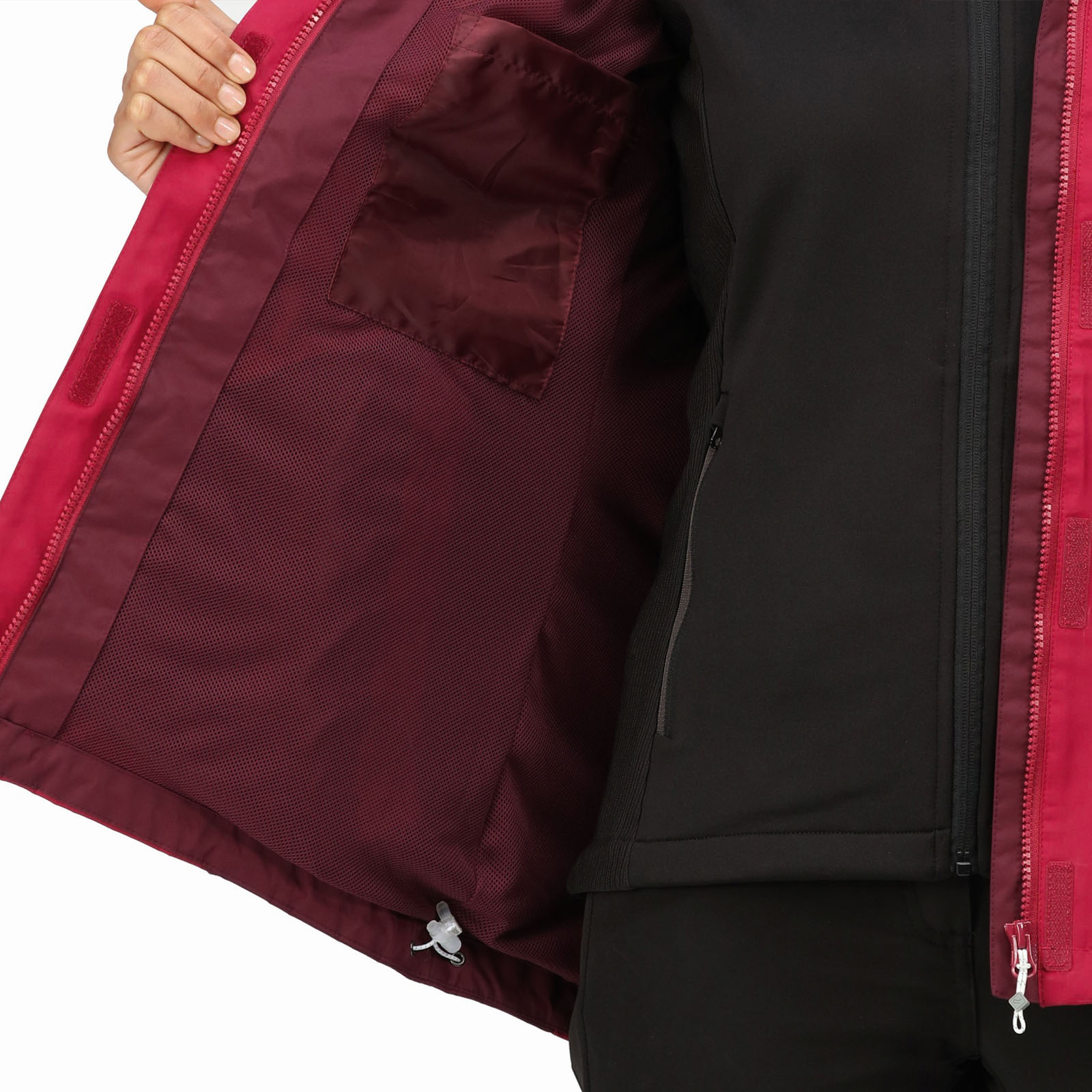 Regatta Womens Daysha Outdoor Walking Hiking Waterproof Hooded Jacket Coat - Picture 7 of 13