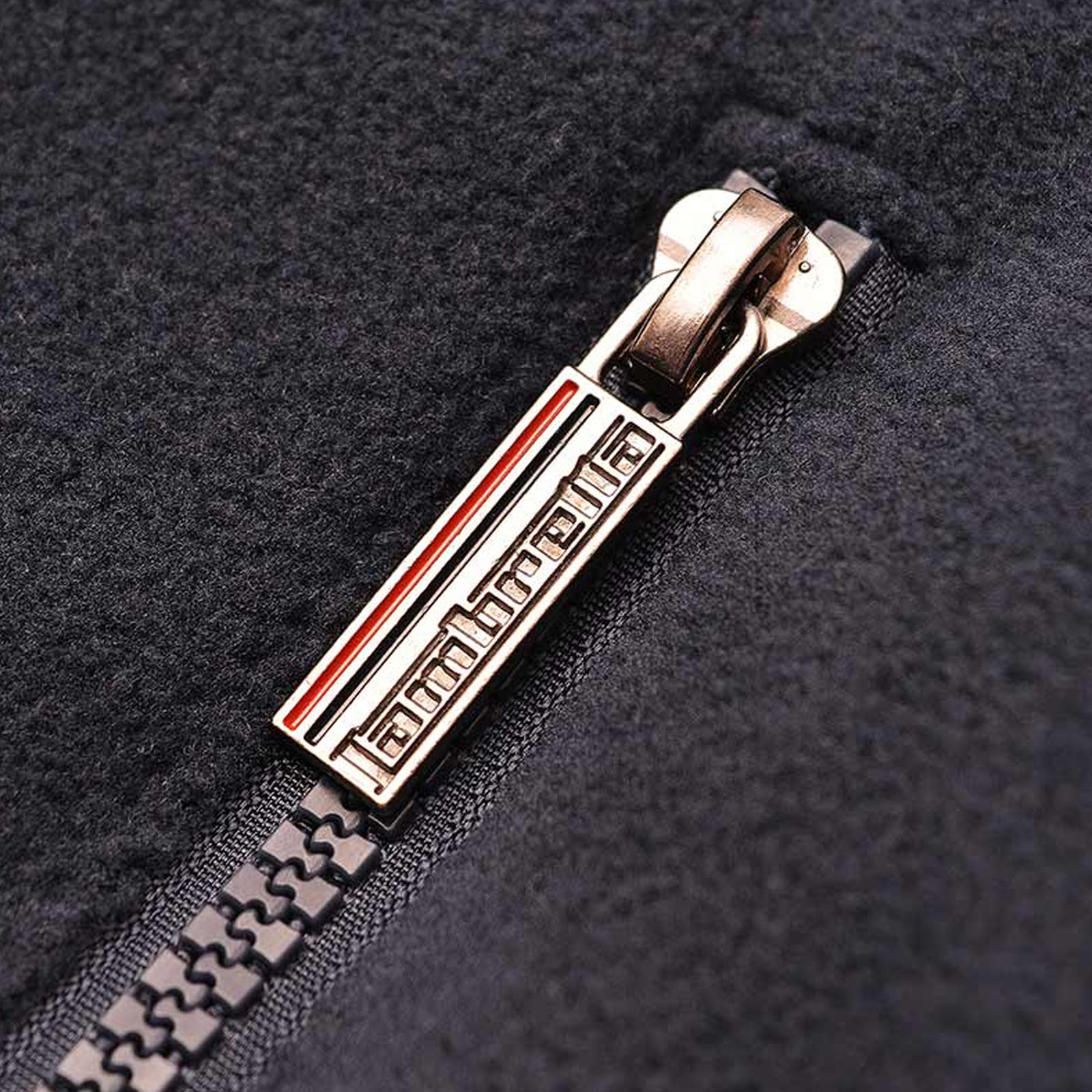 Lambretta Mens Colour Block Full Zip Warm Winter Soft Polar Fleece Jacket - Picture 6 of 7